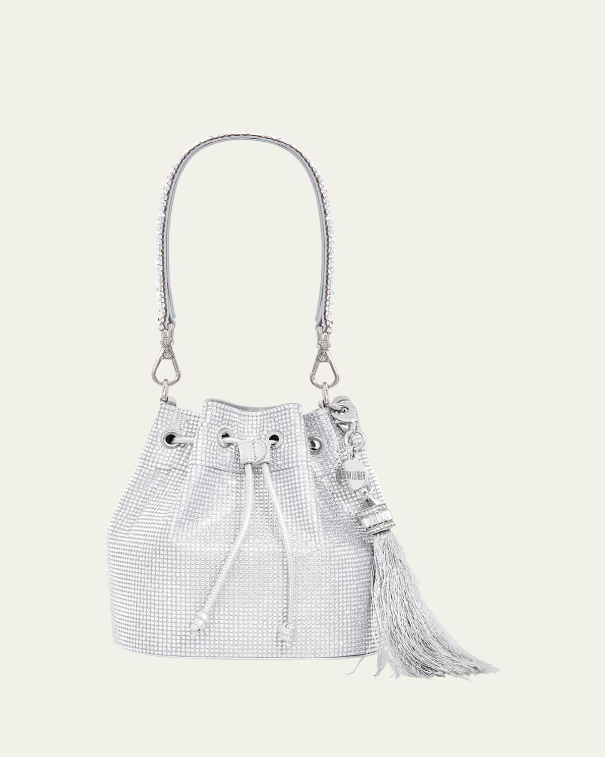 Judith Leiber Couture Piper Medium Crystal Bucket Bag | Thumbnail 6 Judith Leiber Couture Piper Medium Crystal Bucket Bag | Thumbnail 6