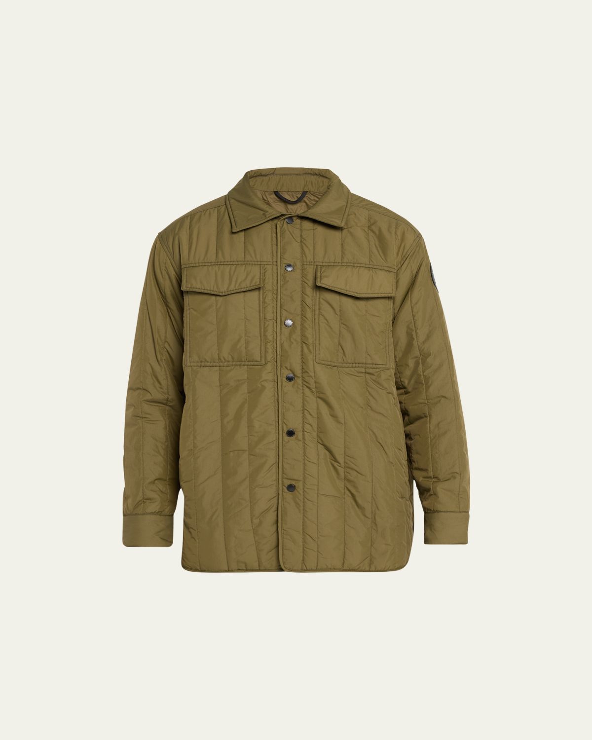 Canada Goose Men's Quilted Black Label Overshirt | Thumbnail 6