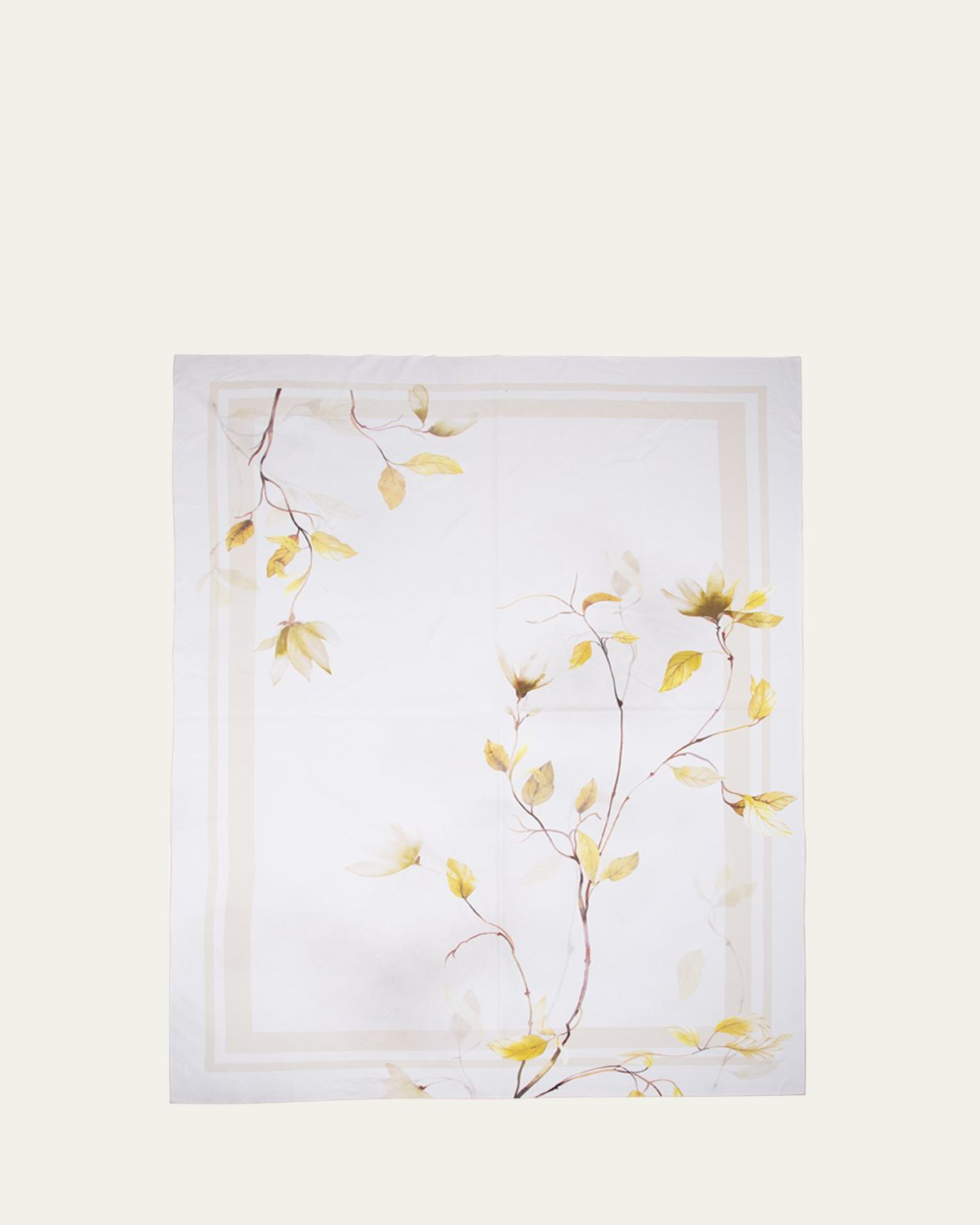 The Lino Japan Yellow Tablecloth, 71" x 125"