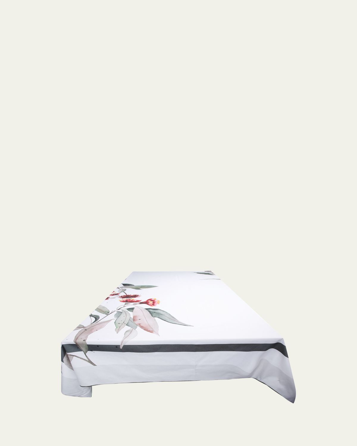 The Lino Princess Eucalyptus Tablecloth, 71" x 125"