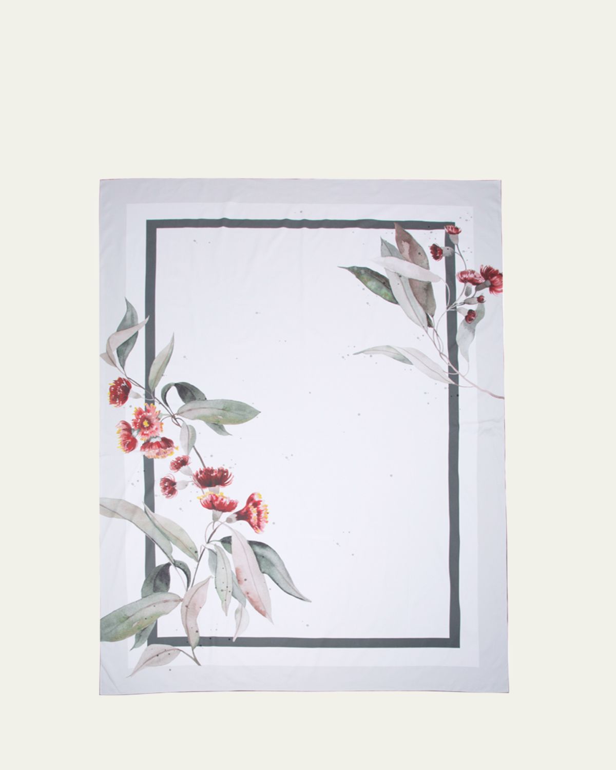 The Lino Princess Eucalyptus Tablecloth, 71" Square