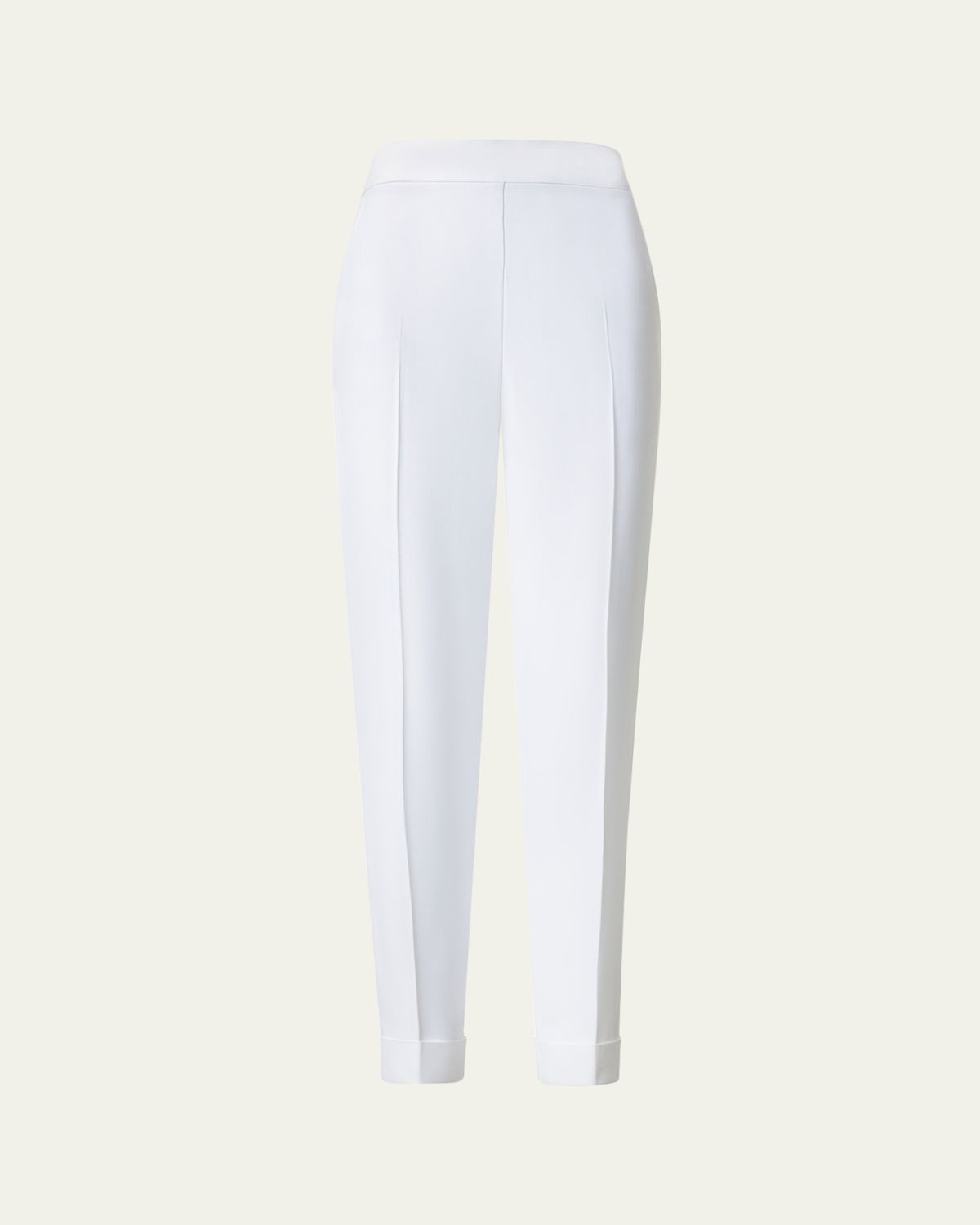 Akris Chris Pleated Straight-Leg Pants