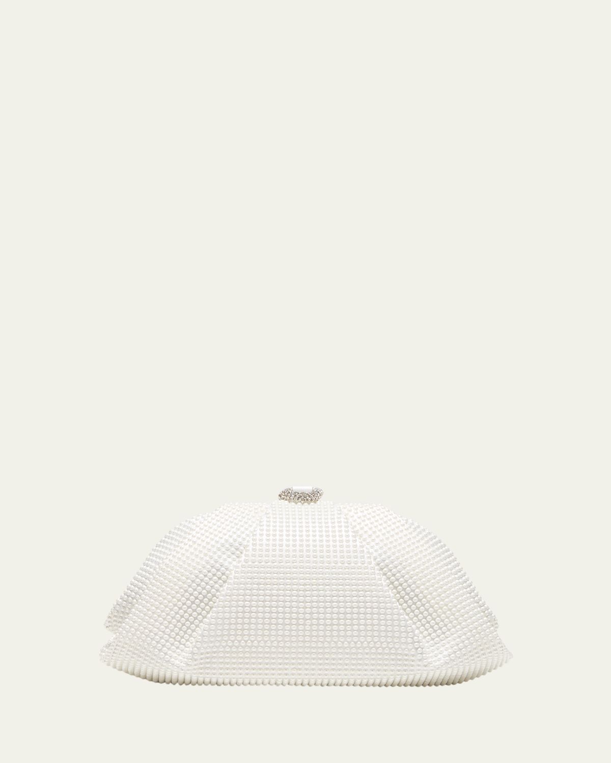 Judith Leiber Couture Gemma Pearly Rhinestone Top-Handle Bag