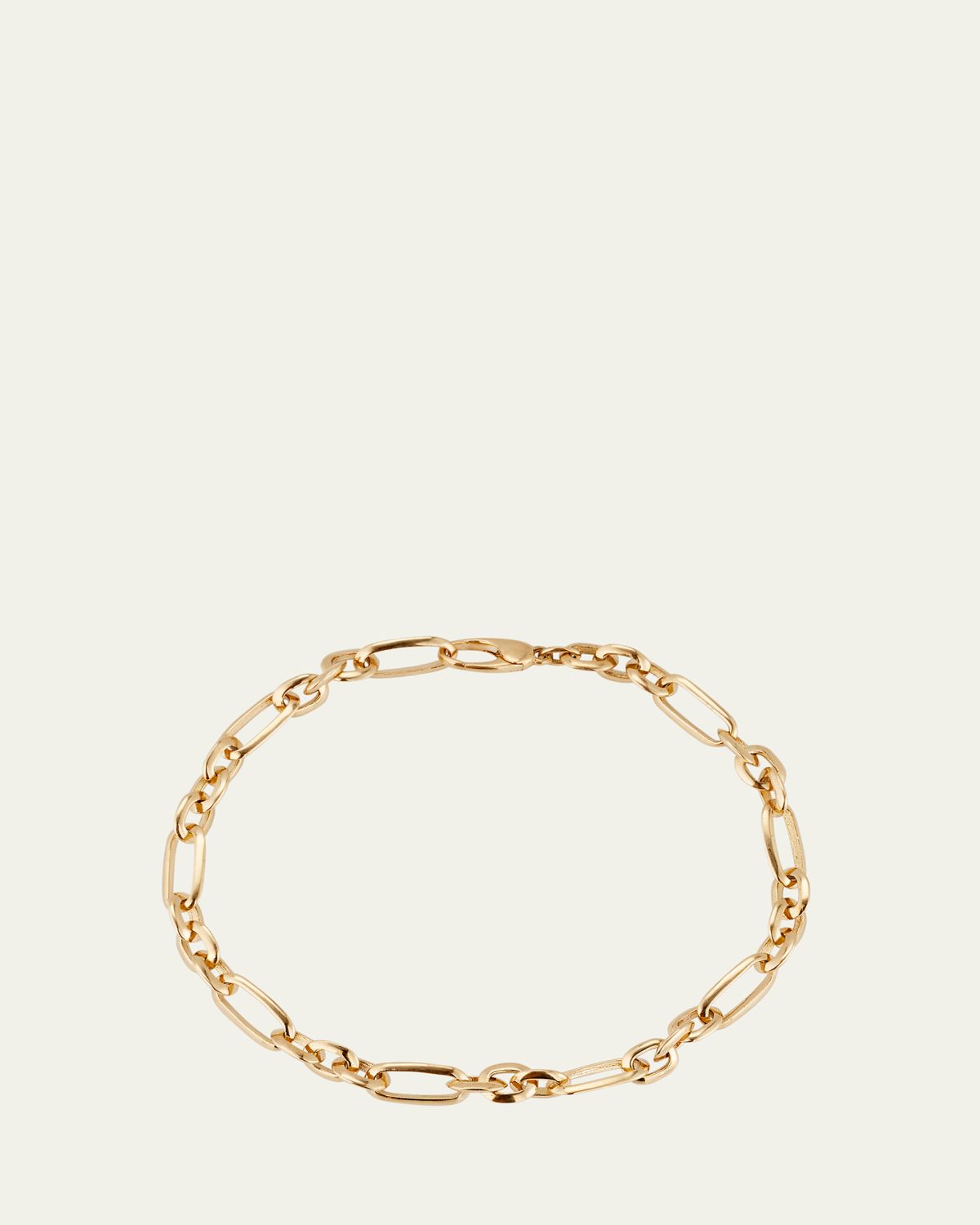 Lizzie Mandler Fine Jewelry 18K Yellow Gold Figaro Chain Link Bracelet
