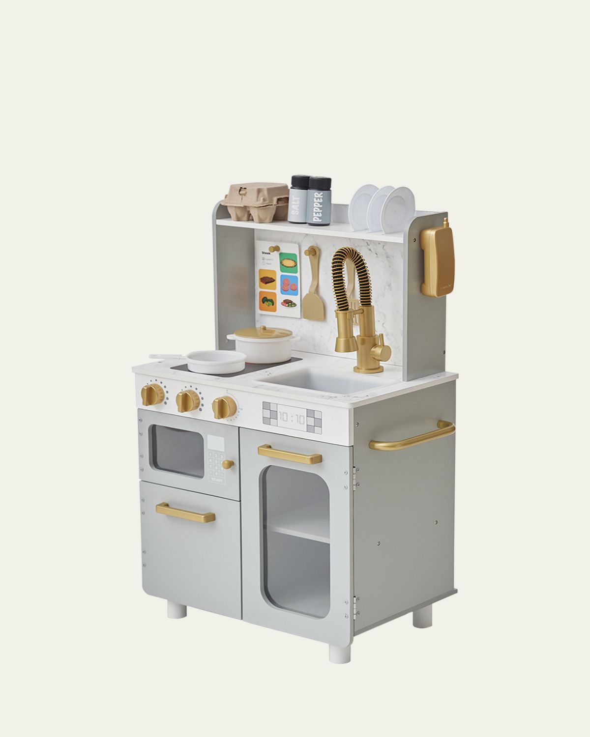 Teamson Kids Kid's Little Chef Memphis Small Play Kitchen W/ Accessories