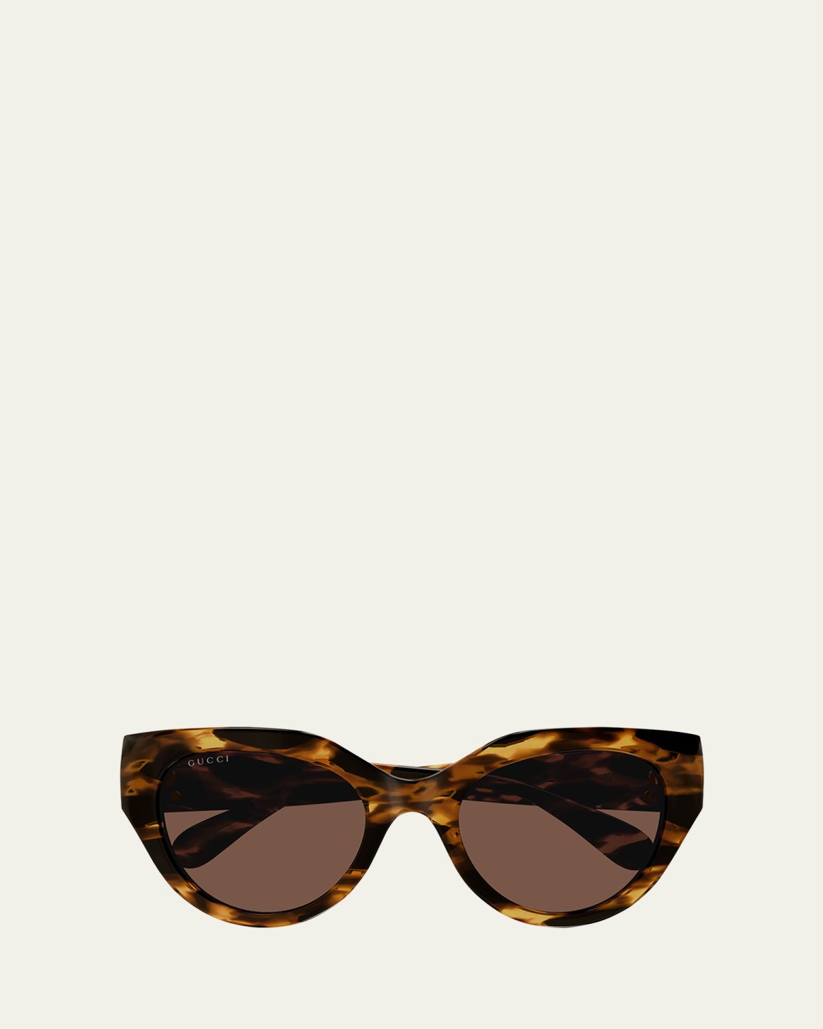 Gucci GG Emblem Acetate Cat-Eye Sunglasses