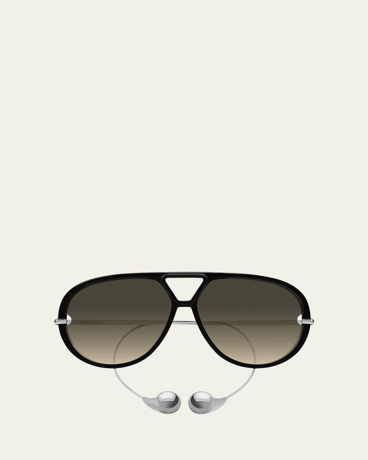Bottega Veneta Geometric Acetate & Metal Alloy Aviator Sunglasses