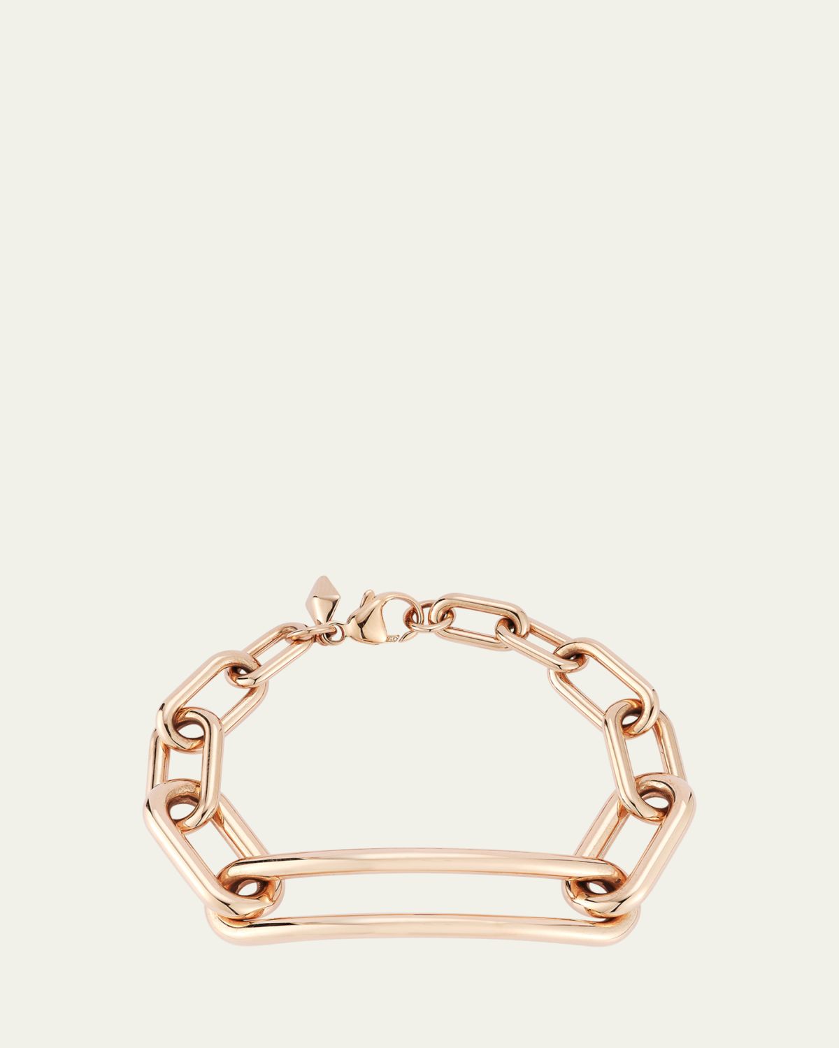 Walters Faith Morell 18K Rose Gold Graduating Oval Link Bracelet, Size 6