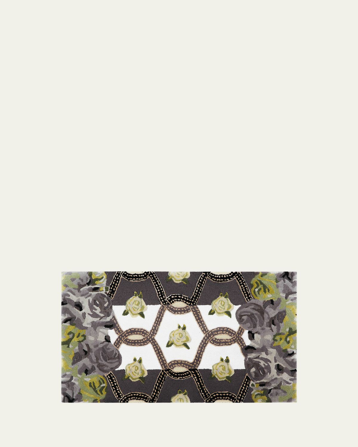 MacKenzie-Childs Really Rosy Rug, 2' x 4' | Thumbnail 3 MacKenzie-Childs Really Rosy Rug, 2' x 4' | Thumbnail 3