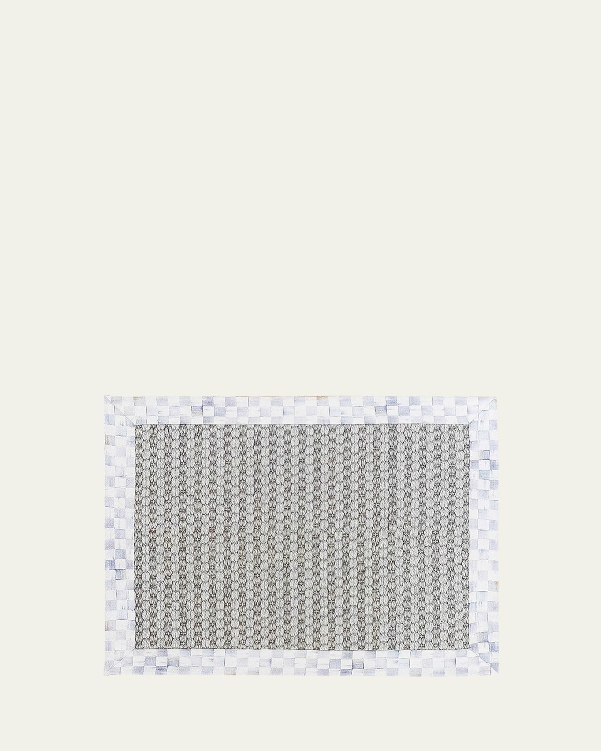MacKenzie-Childs Sterling Check Rug, 2'x 3' | Thumbnail 3