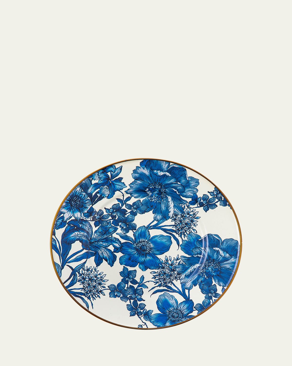 MacKenzie-Childs Royal English Garden Enamel Salad/Dessert Plate | Thumbnail 3 MacKenzie-Childs Royal English Garden Enamel Salad/Dessert Plate | Thumbnail 3