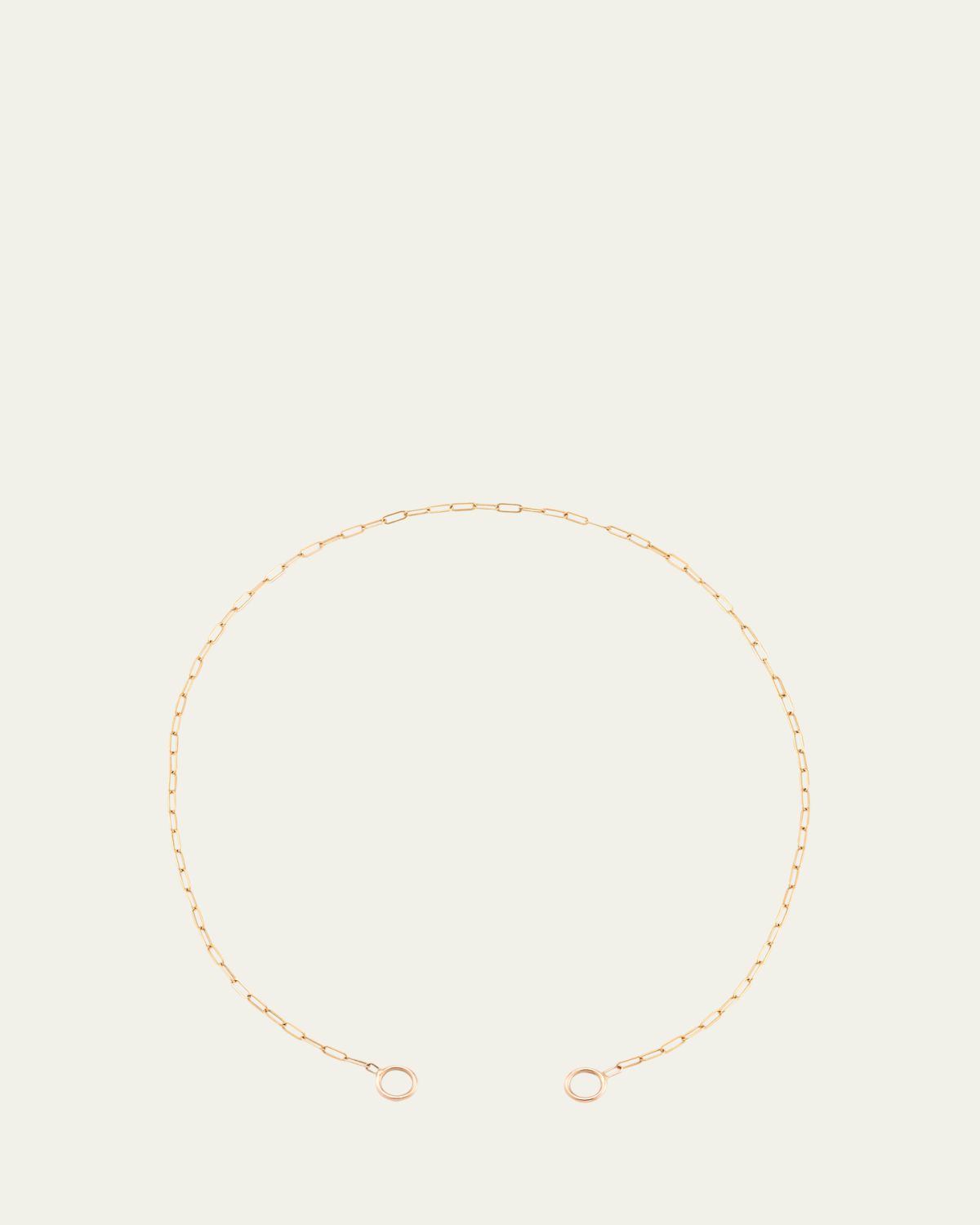 Marla Aaron 14K Rose Gold Square Link Chain, 14"L
