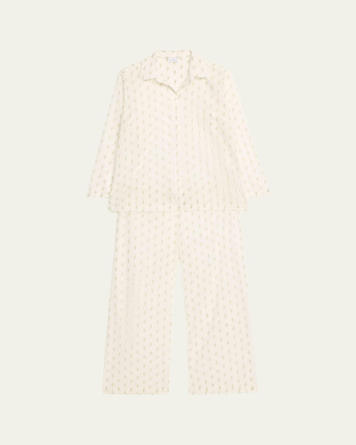 Pour Les Femmes Long Sleeve Pajama Set