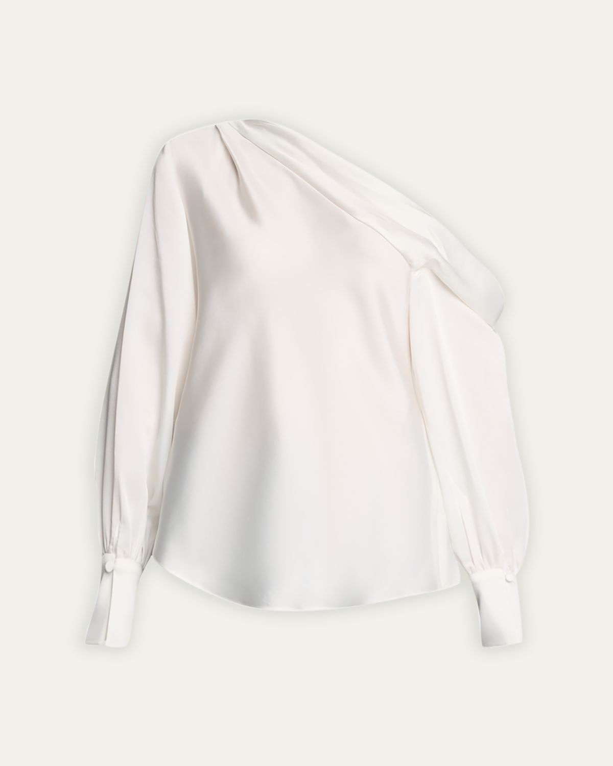 SIMKHAI Alice Draped Satin One-Shoulder Top | Thumbnail 6 SIMKHAI Alice Draped Satin One-Shoulder Top | Thumbnail 6