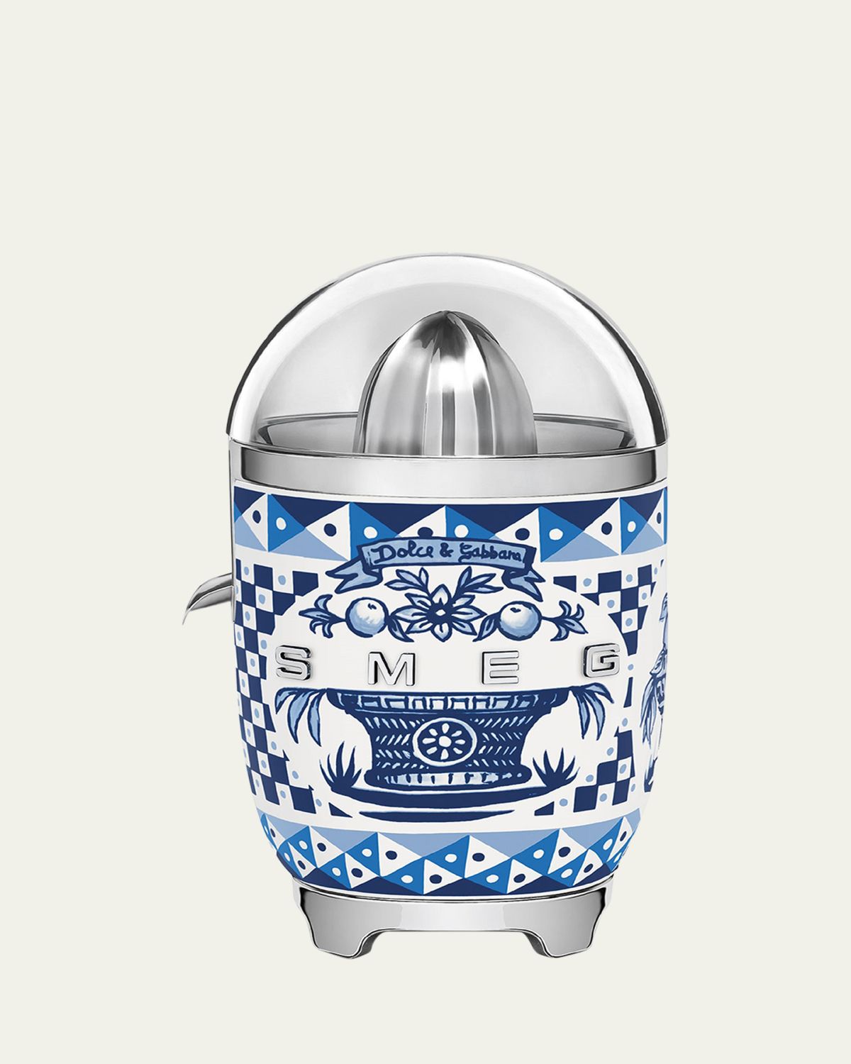 Smeg x Dolce & Gabbana Blu Mediterraneo Citrus Juicer