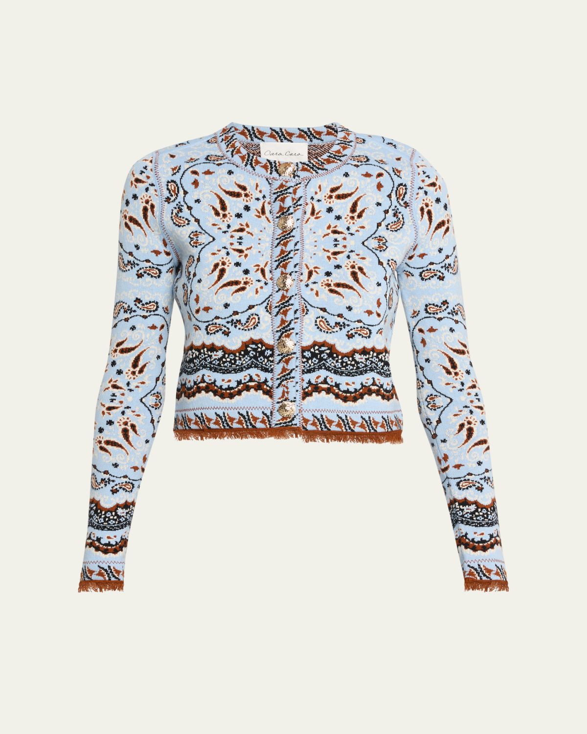 Cara Cara Livi Jacquard Wool-Blend Jacket
