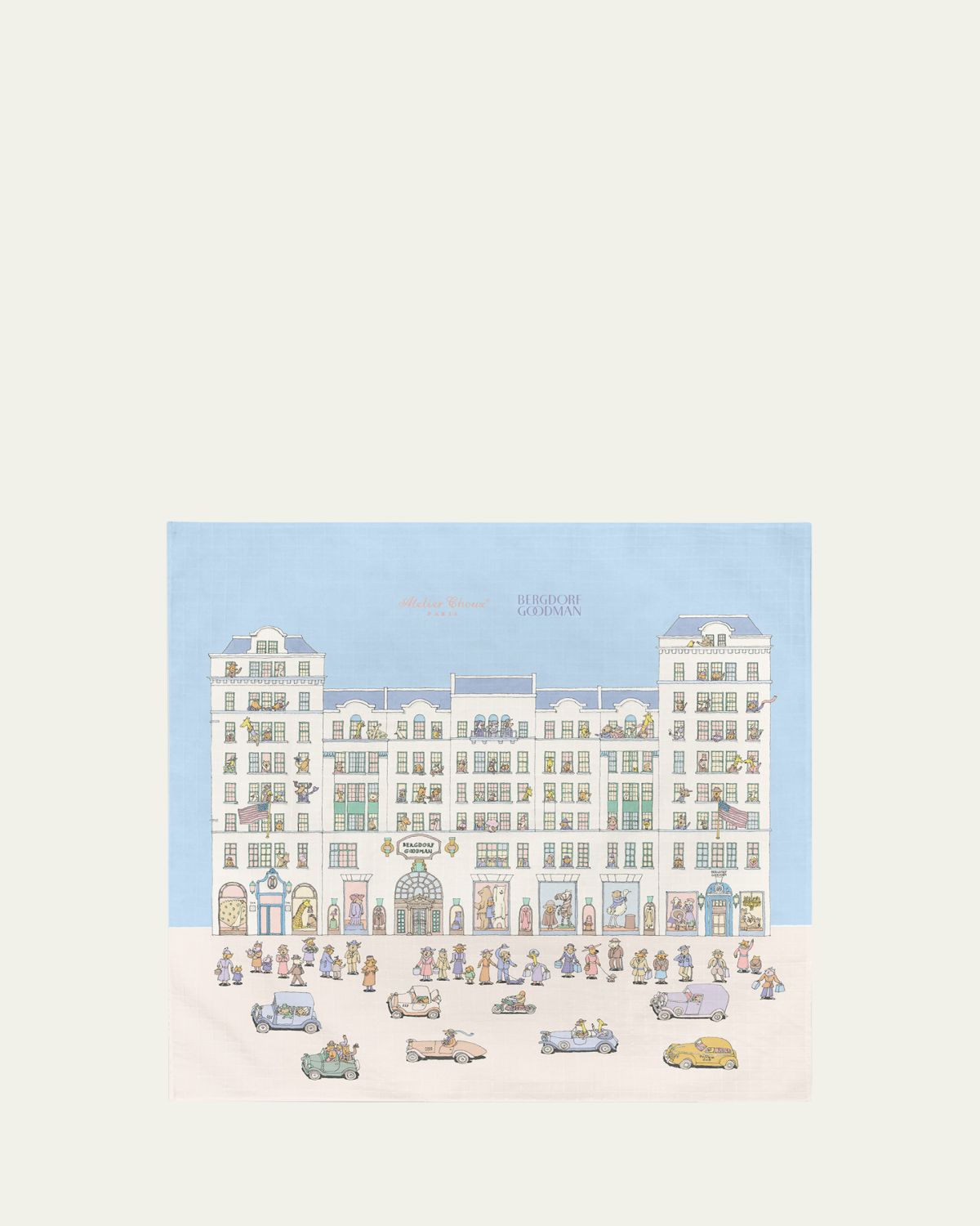 Atelier Choux x Bergdorf Goodman Animated Flat Sheet - Women's Home