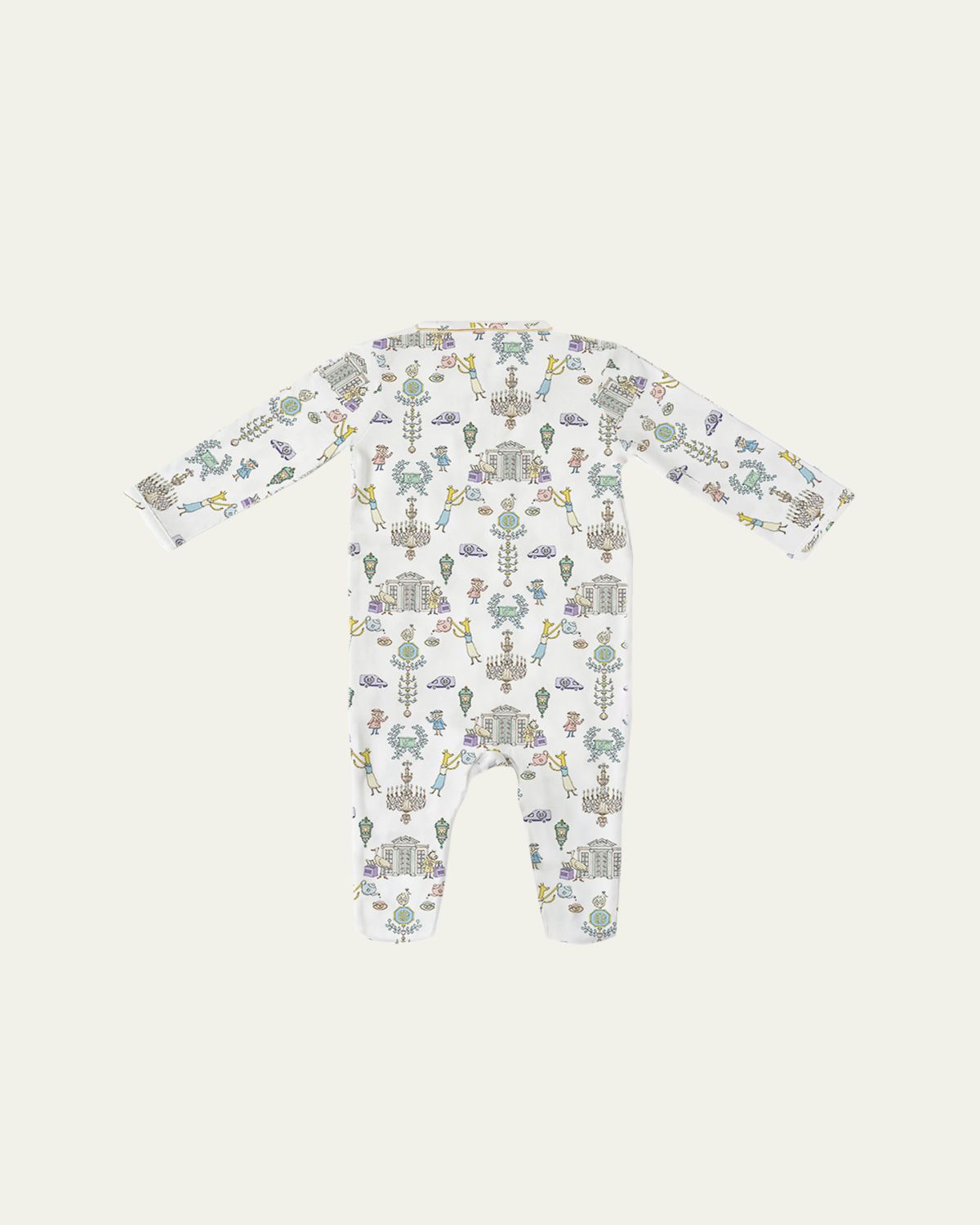Atelier Choux Kid's Custom Classic Footie Playsuit, Size Newborn-18M | Thumbnail 2
