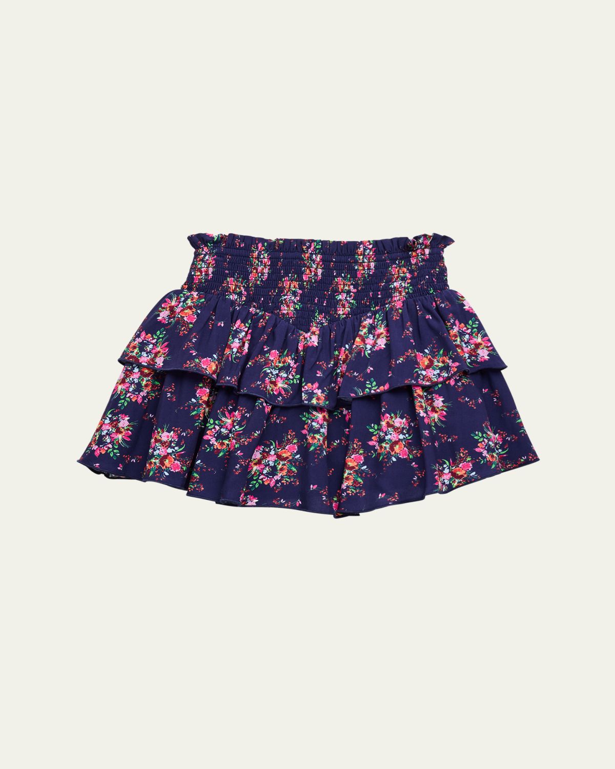 KatieJ NYC Girl's Brooke Smocked Skirt, Size S-