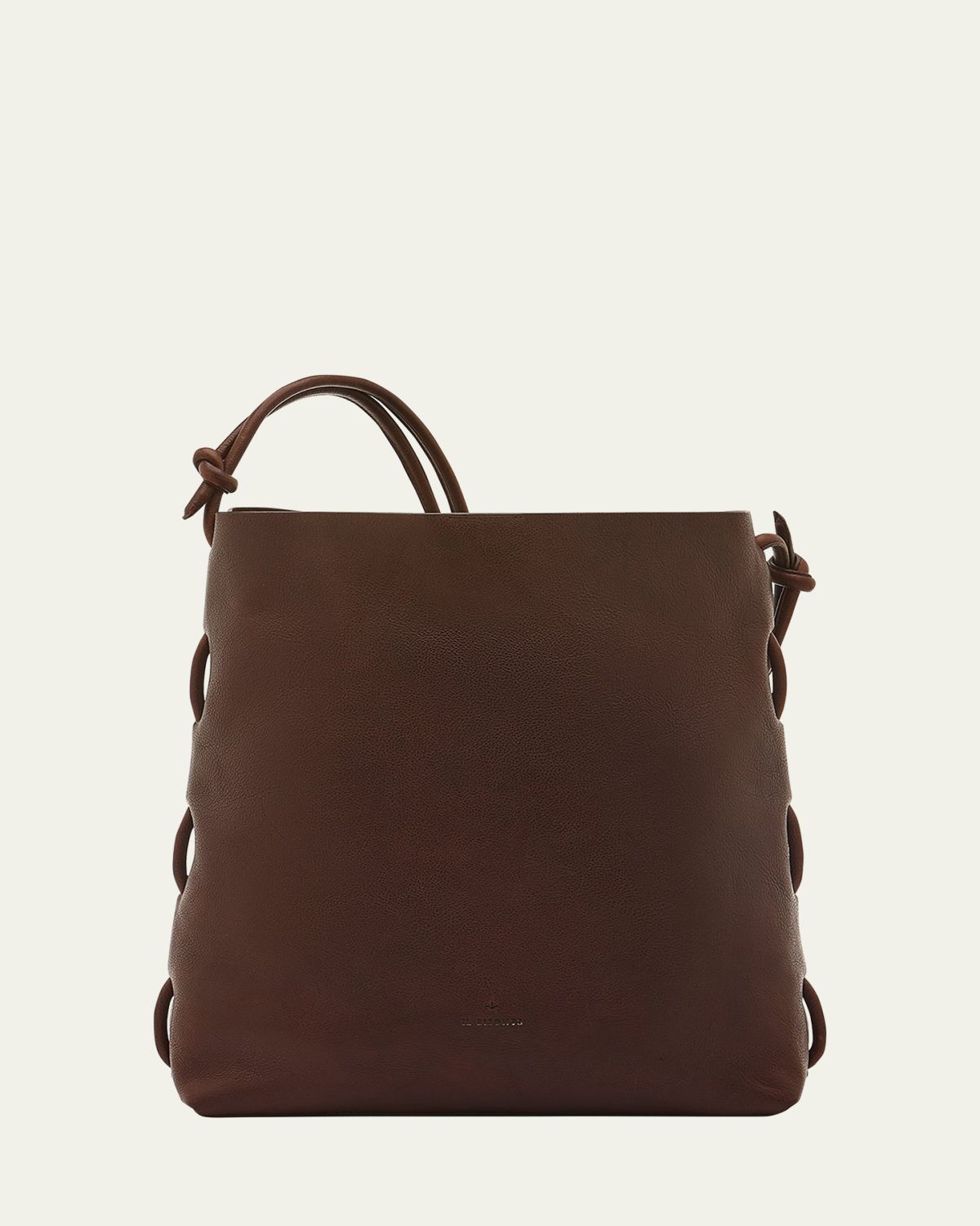 Il Bisonte Snodo Knot Leather Shoulder Bag