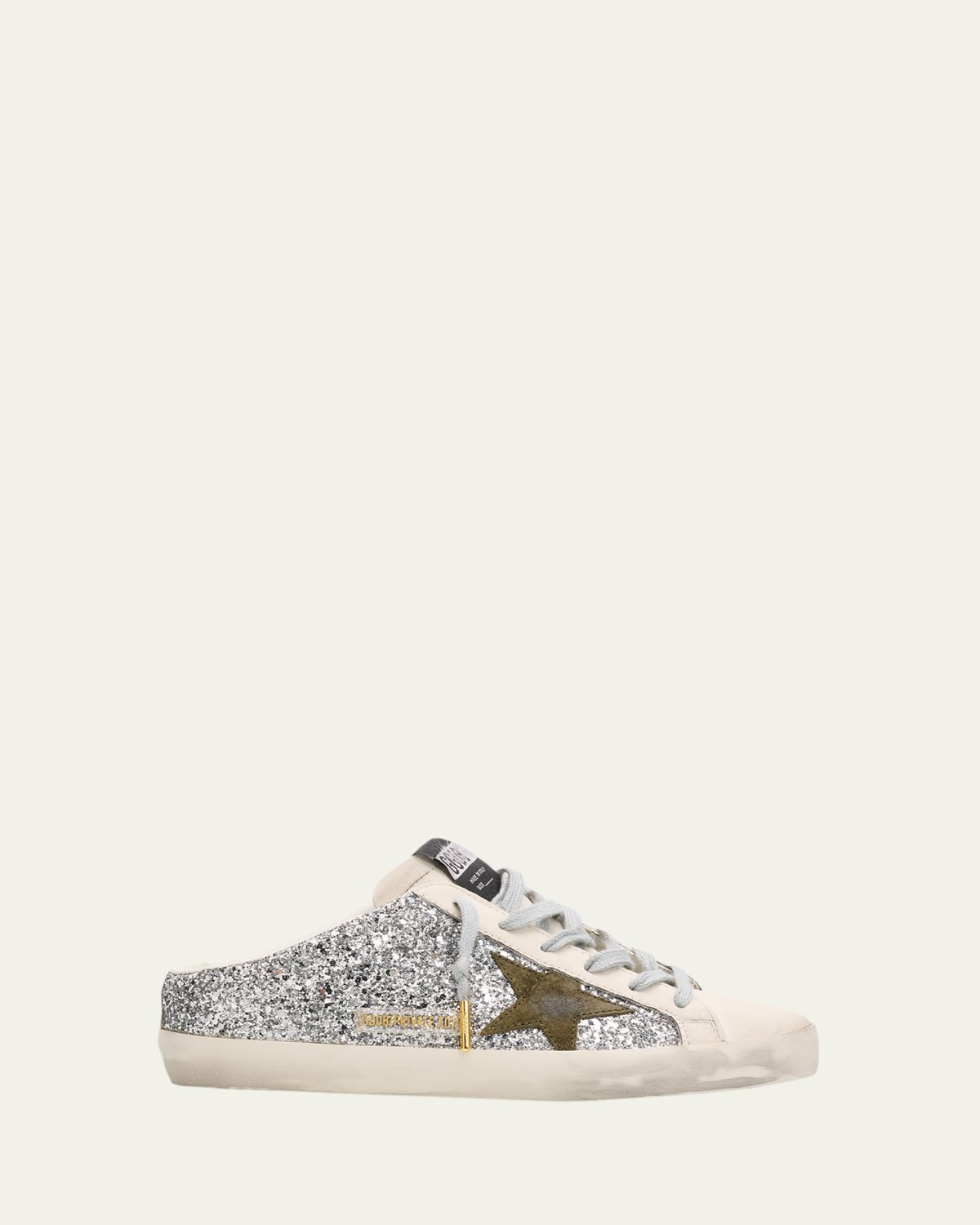 Golden Goose Superstar Sabot Glitter Slide Sneakers