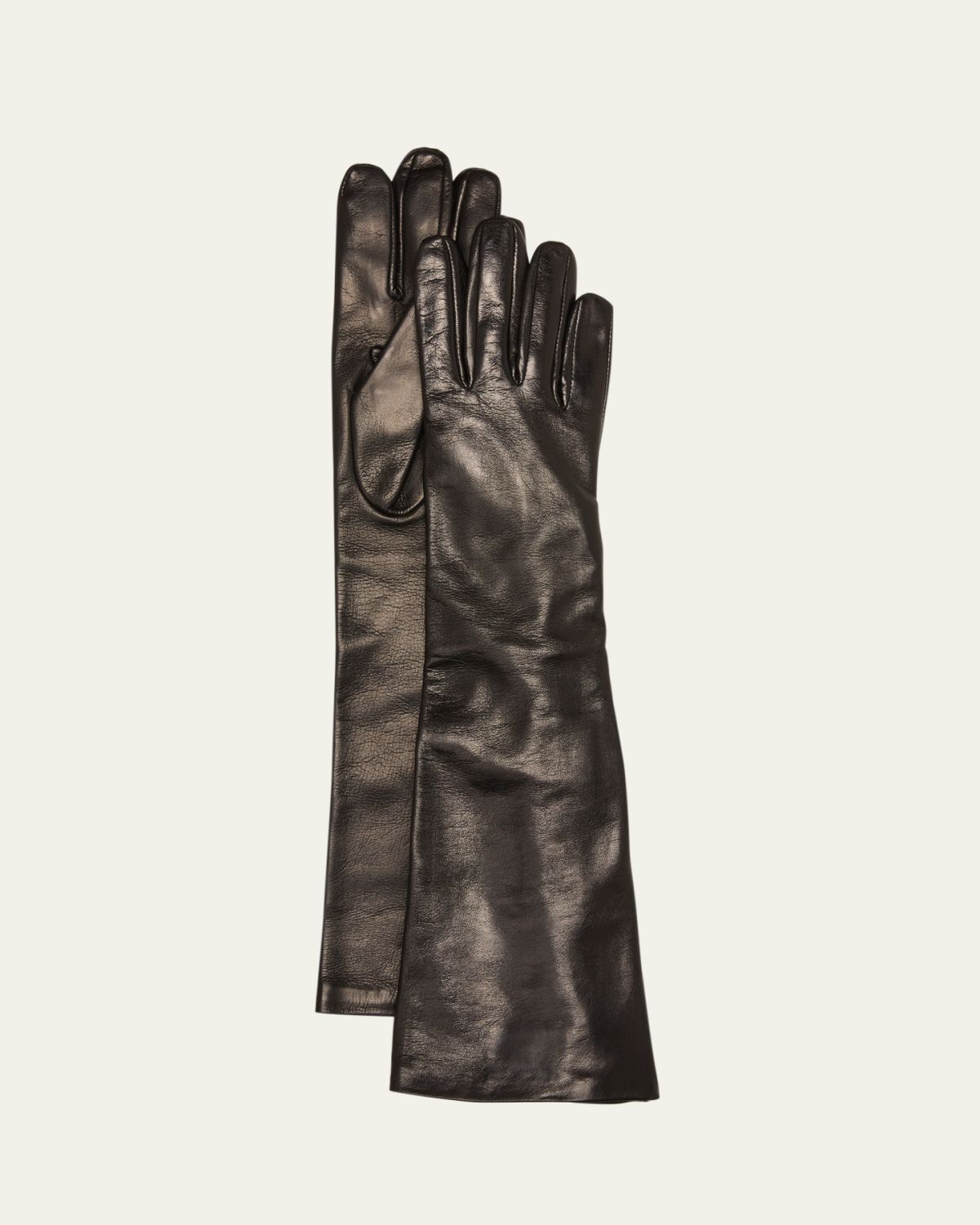 Jil Sander Patent Leather Zip Gloves