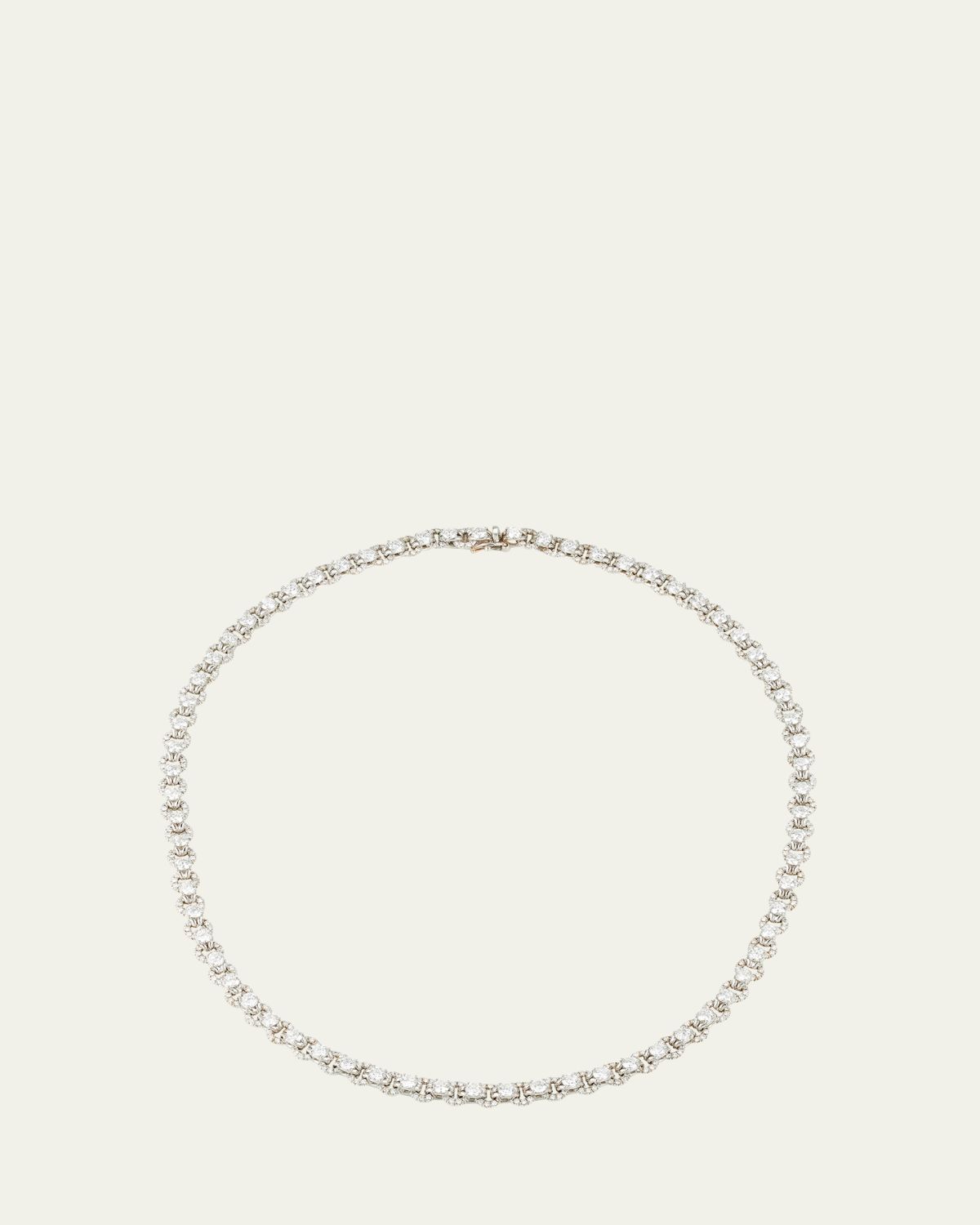 Spinelli Kilcollin Lumia 18K White Gold Diamond Tennis Necklace, 16"L