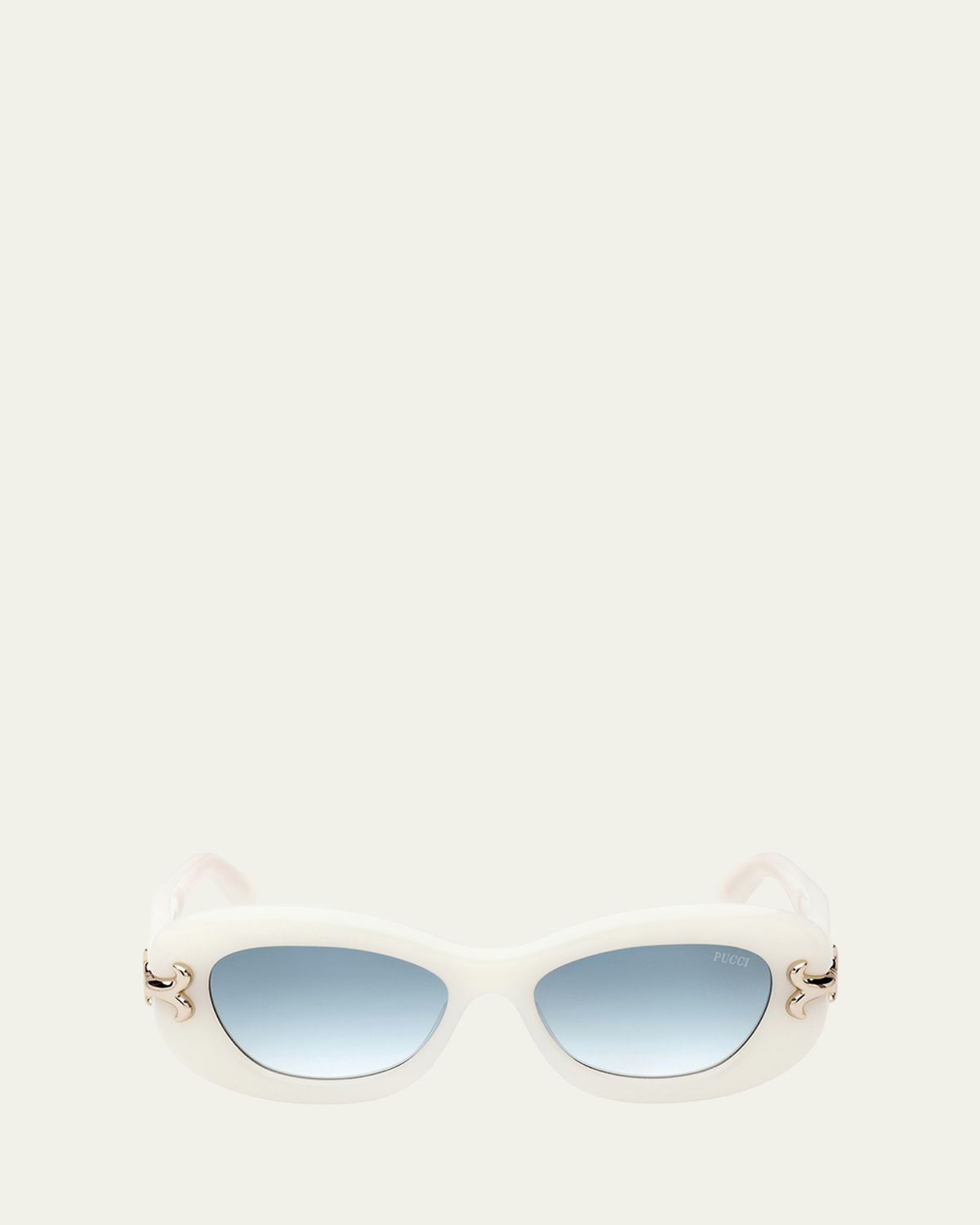 Pucci Filigree Acetate Oval Sunglasses | Thumbnail 6