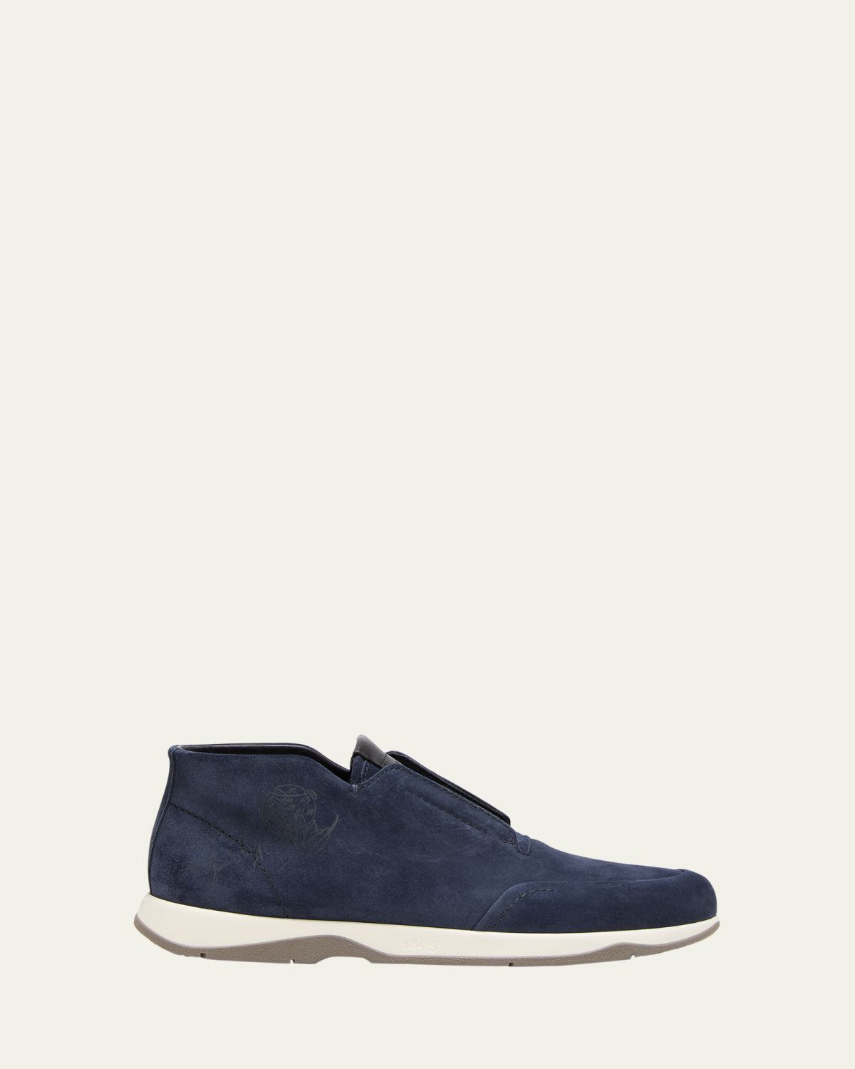 Berluti Men's Echappee Suede Slip-On Loafer Boots | Thumbnail 5