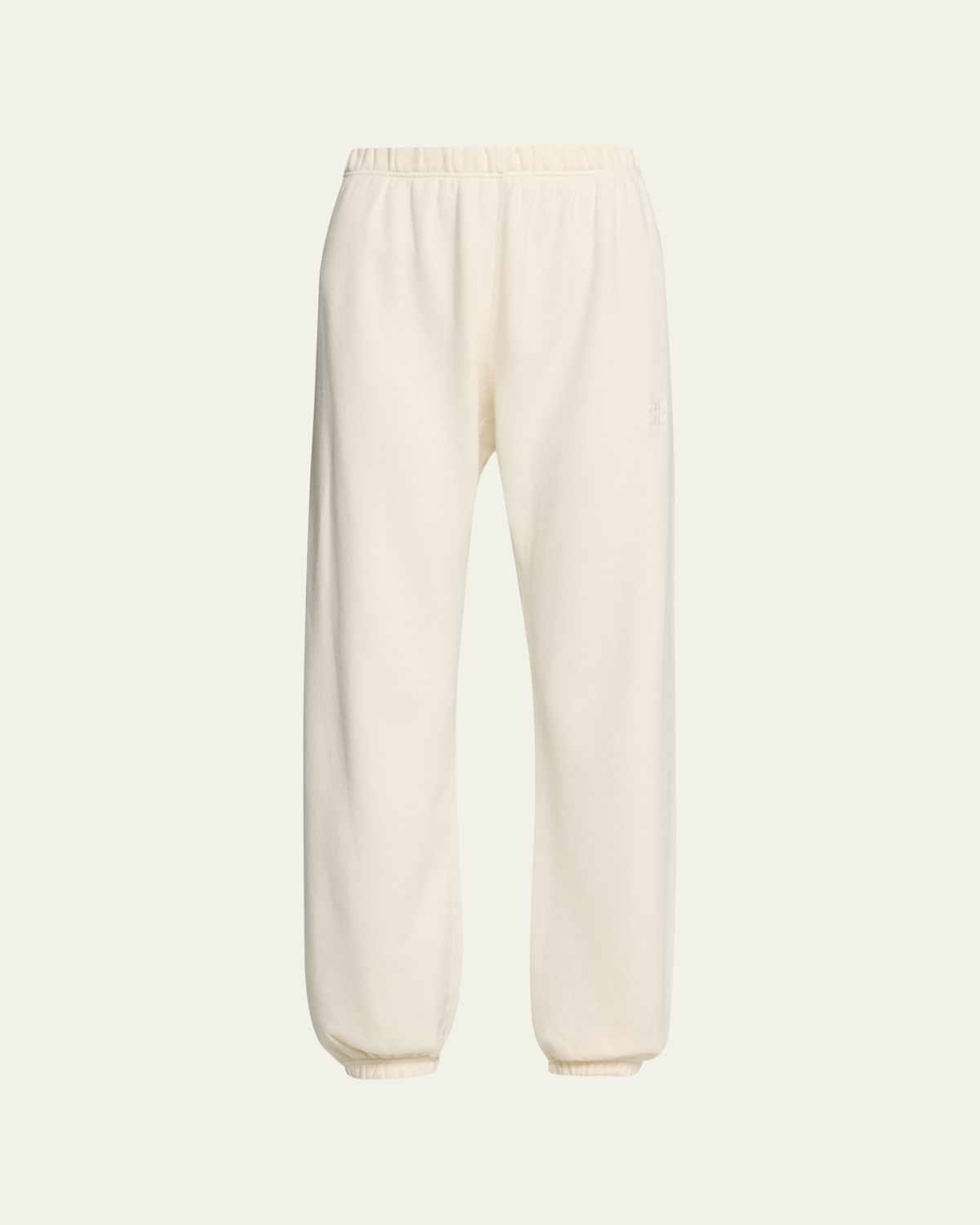 Eterne Classic French Terry Cinched-Cuff Sweatpants