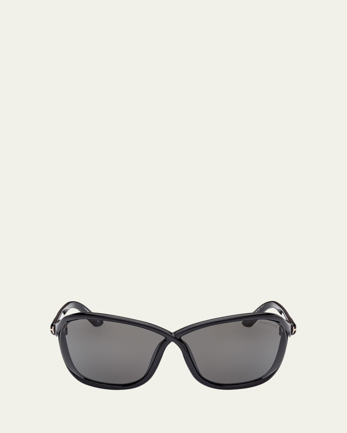 TOM FORD Cut-Out Acetate Round Sunglasses