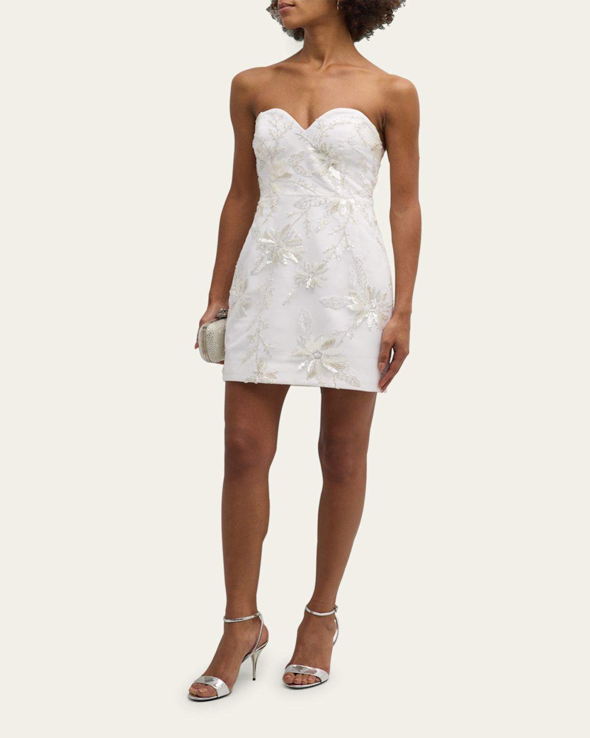 Milly Ronni Strapless Bead & Sequin Mini Dress | Thumbnail 2 Milly Ronni Strapless Bead & Sequin Mini Dress | Thumbnail 2