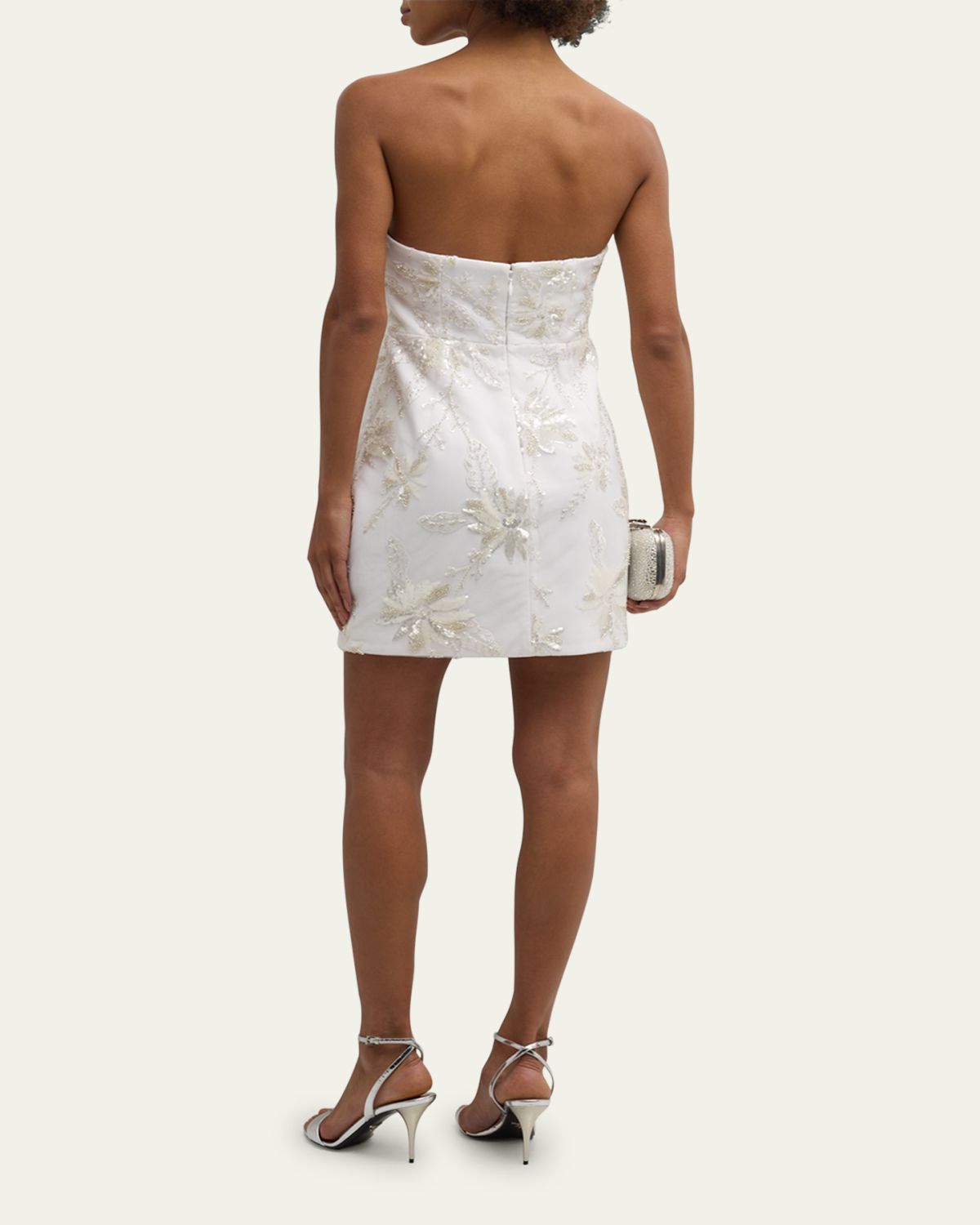 Milly Ronni Strapless Bead & Sequin Mini Dress | Thumbnail 3 Milly Ronni Strapless Bead & Sequin Mini Dress | Thumbnail 3