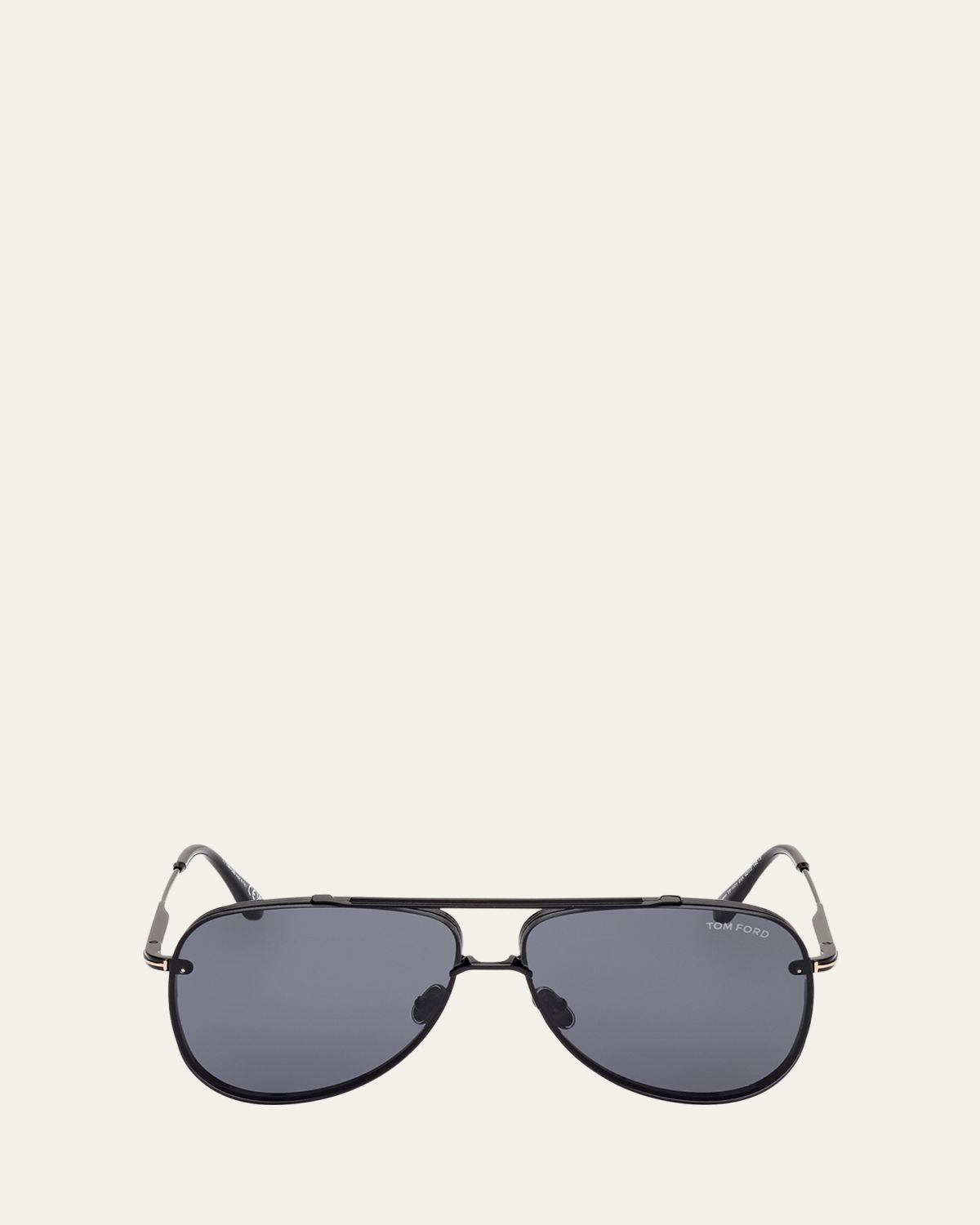 TOM FORD Men's Leon Metal Aviator Sunglasses