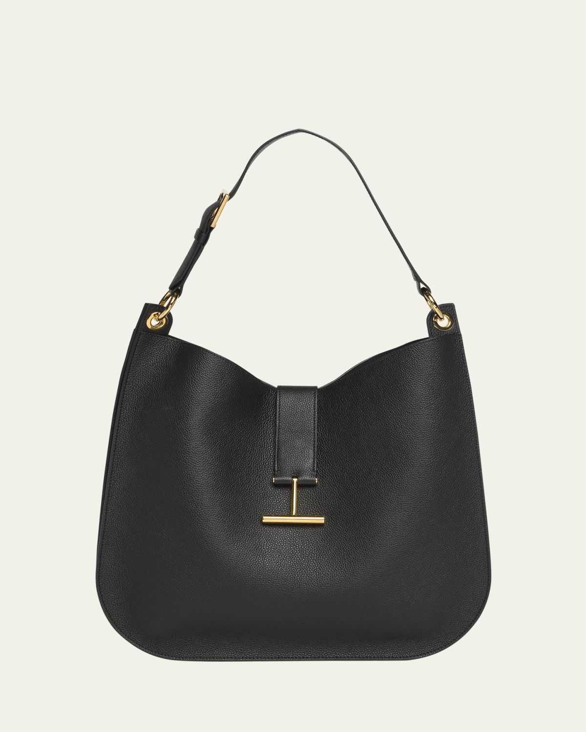 TOM FORD Tara Large Hobo Crossbody in Grained Leather | Thumbnail 6 TOM FORD Tara Large Hobo Crossbody in Grained Leather | Thumbnail 6