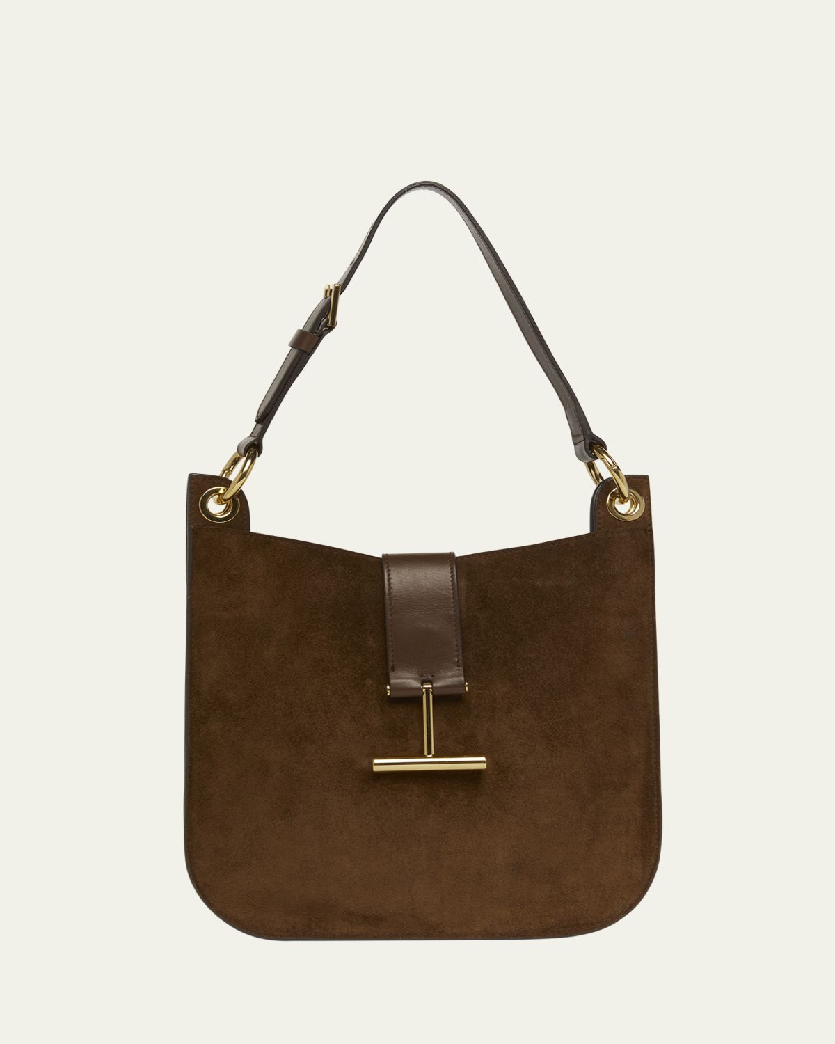 TOM FORD Tara Small Hobo Crossbody in Suede | Thumbnail 6 TOM FORD Tara Small Hobo Crossbody in Suede | Thumbnail 6