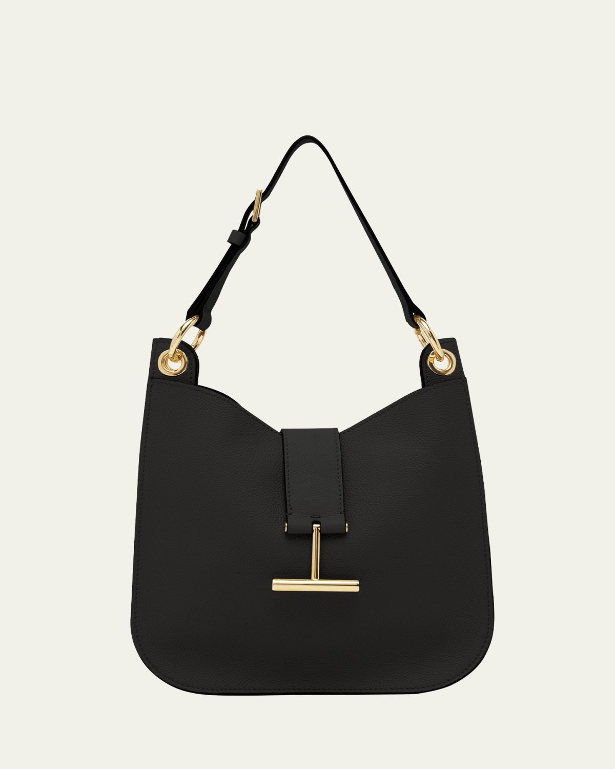TOM FORD Tara Small Hobo Crossbody in Grained Leather | Thumbnail 10 TOM FORD Tara Small Hobo Crossbody in Grained Leather | Thumbnail 10