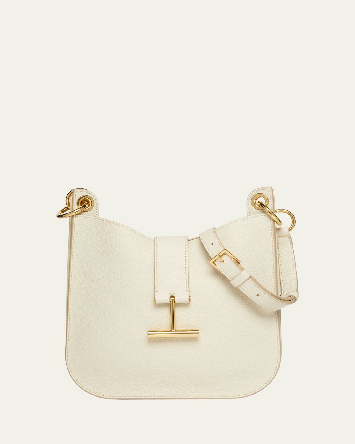 TOM FORD Tara Small Hobo Crossbody in Grained Leather | Thumbnail 6 TOM FORD Tara Small Hobo Crossbody in Grained Leather | Thumbnail 6