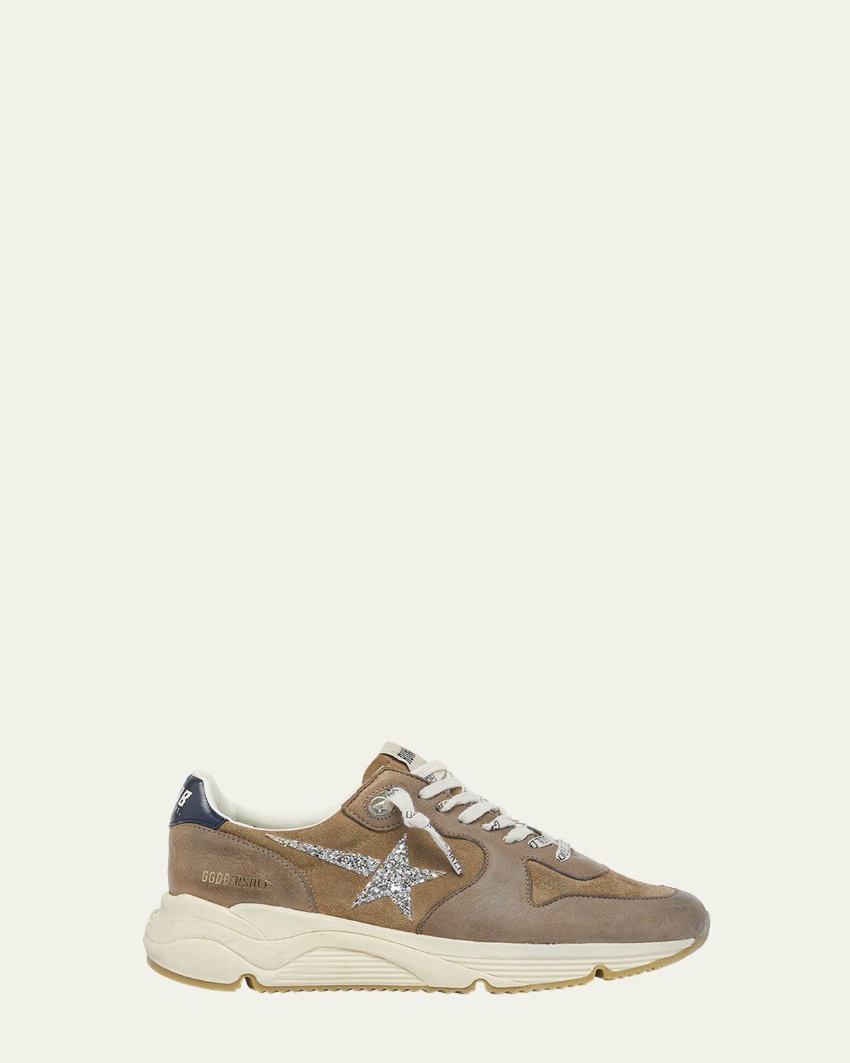 Golden Goose Running Sole Mixed Leather Sneakers