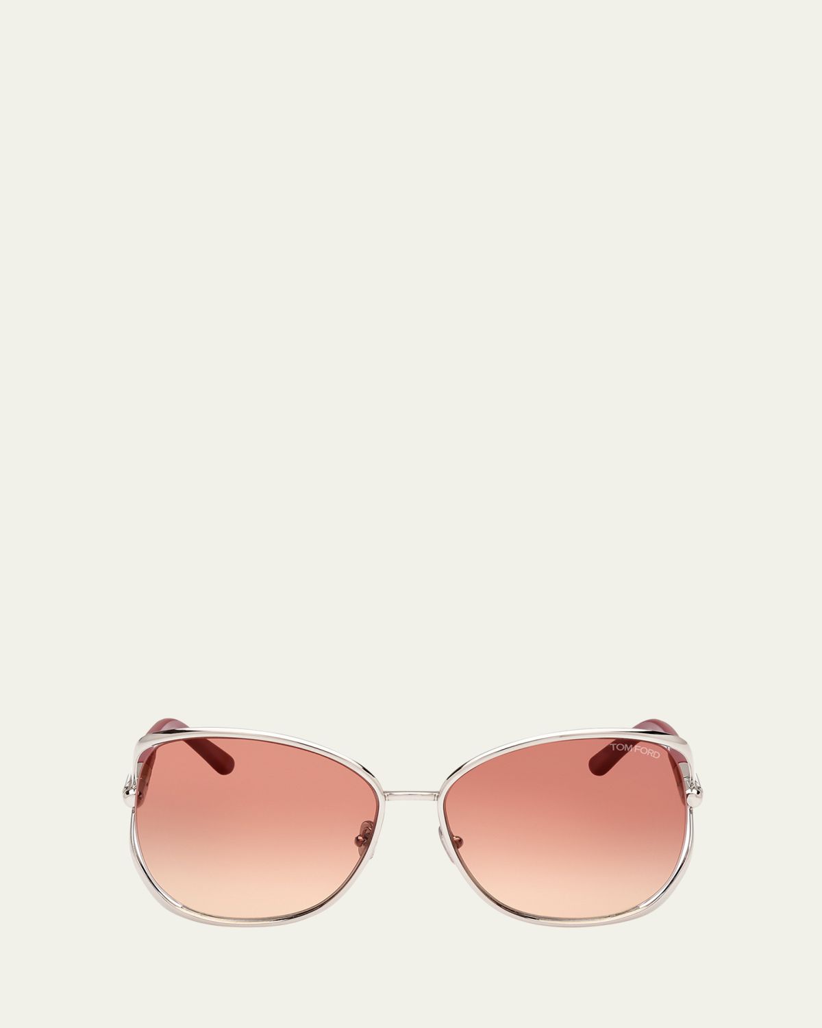 TOM FORD Marta Mixed-Media Butterfly Sunglasses