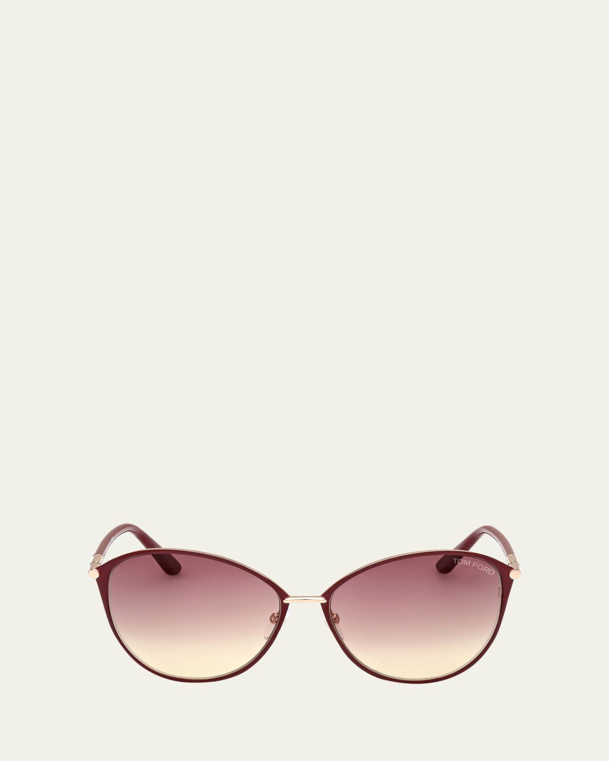 TOM FORD Penelope Metal & Acetate Butterfly Sunglasses | Thumbnail 4 TOM FORD Penelope Metal & Acetate Butterfly Sunglasses | Thumbnail 4