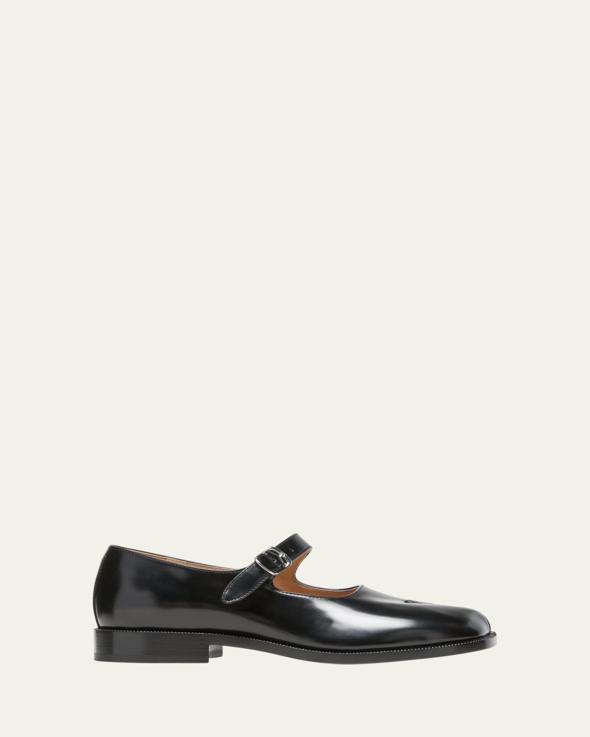 Maison Margiela Tabi Leather Mary Jane Ballerina Flats
