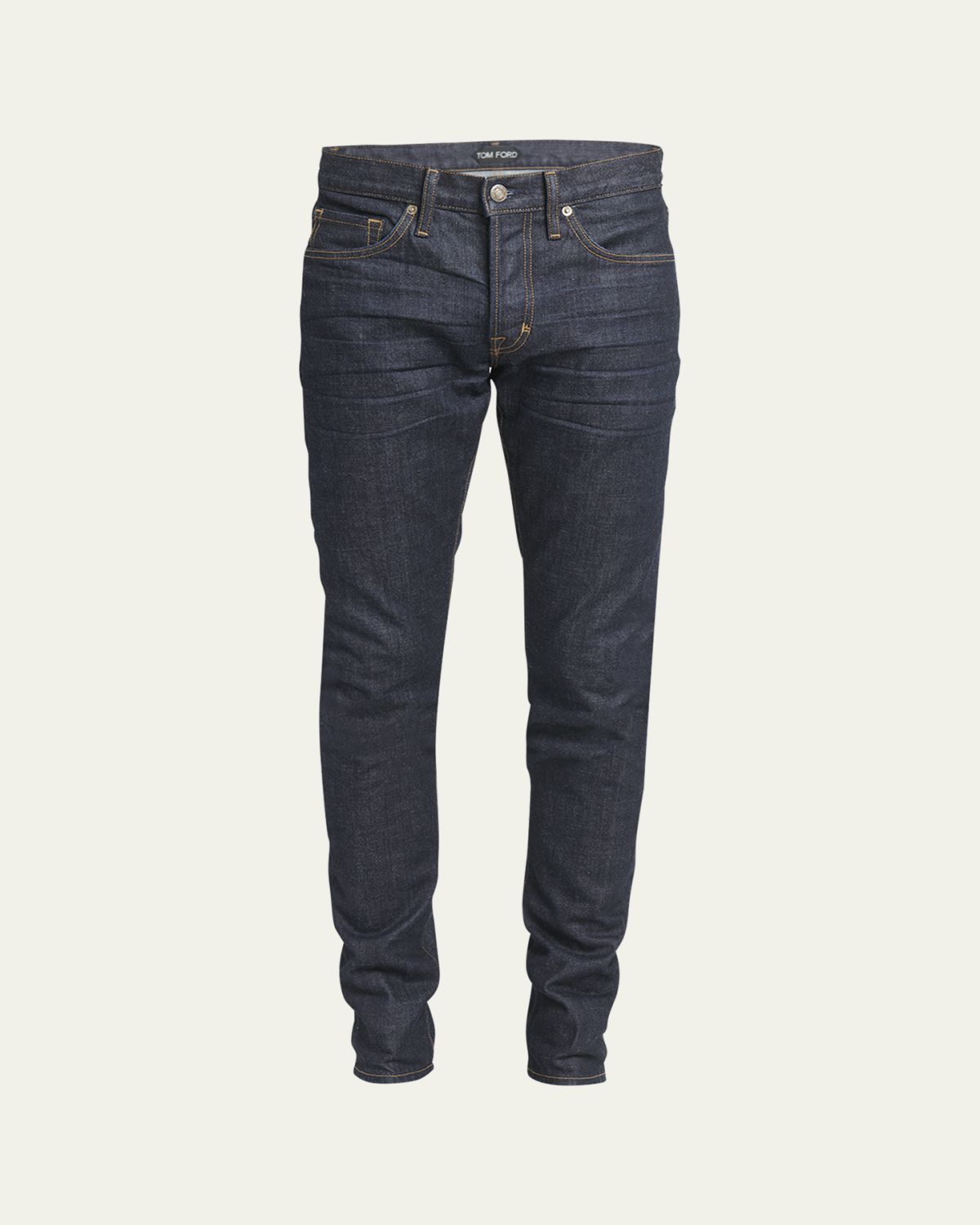 TOM FORD Men's Dark Wash Stretch Slim Fit Jeans | Thumbnail 6 TOM FORD Men's Dark Wash Stretch Slim Fit Jeans | Thumbnail 6