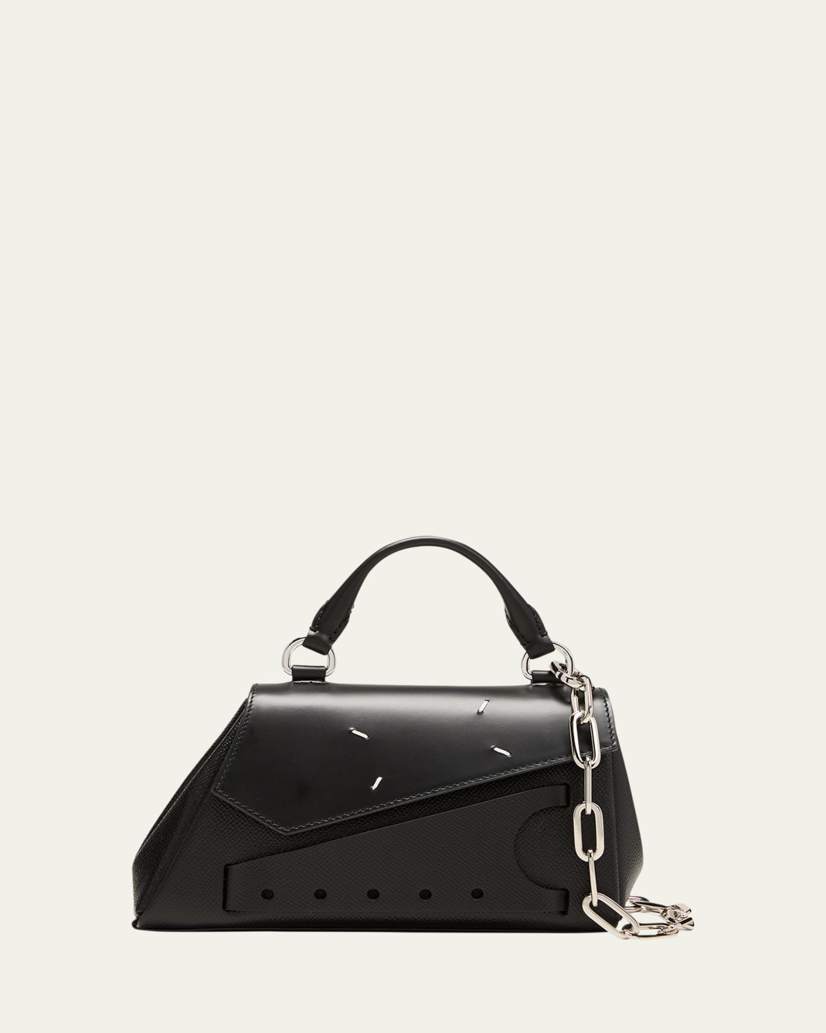 Maison Margiela Snatched Micro Asymmetric Top-Handle Bag