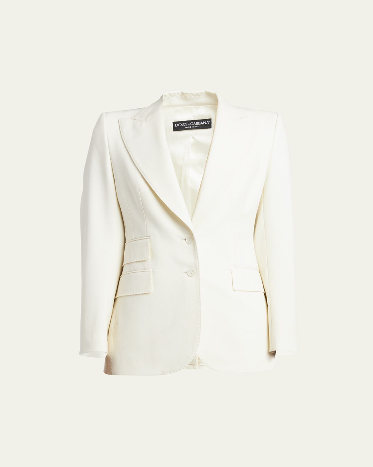 Dolce & Gabbana Peak Lapel Stretch Blazer