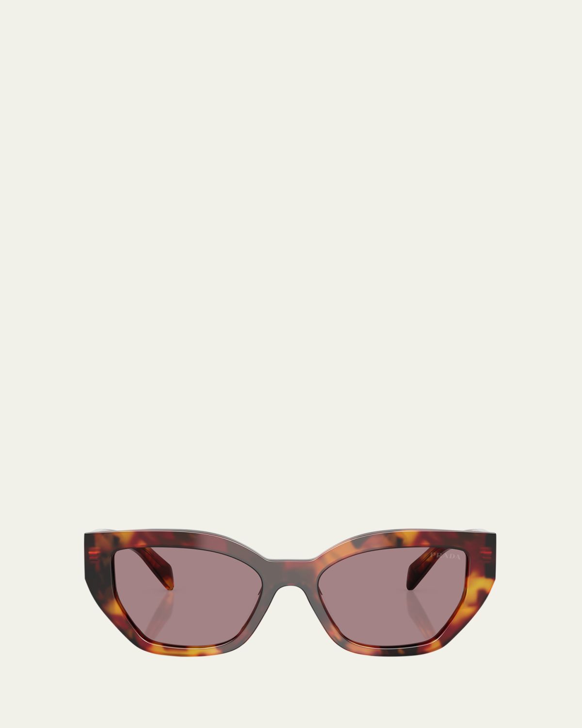 Prada Logo Acetate Butterfly Sunglasses