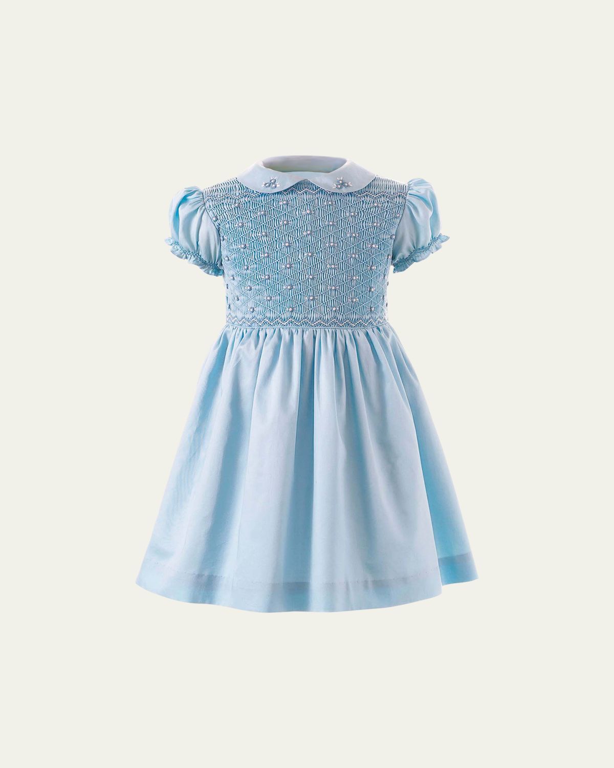 Rachel Riley Girl's Rose Smocked Dress, Size 3-10