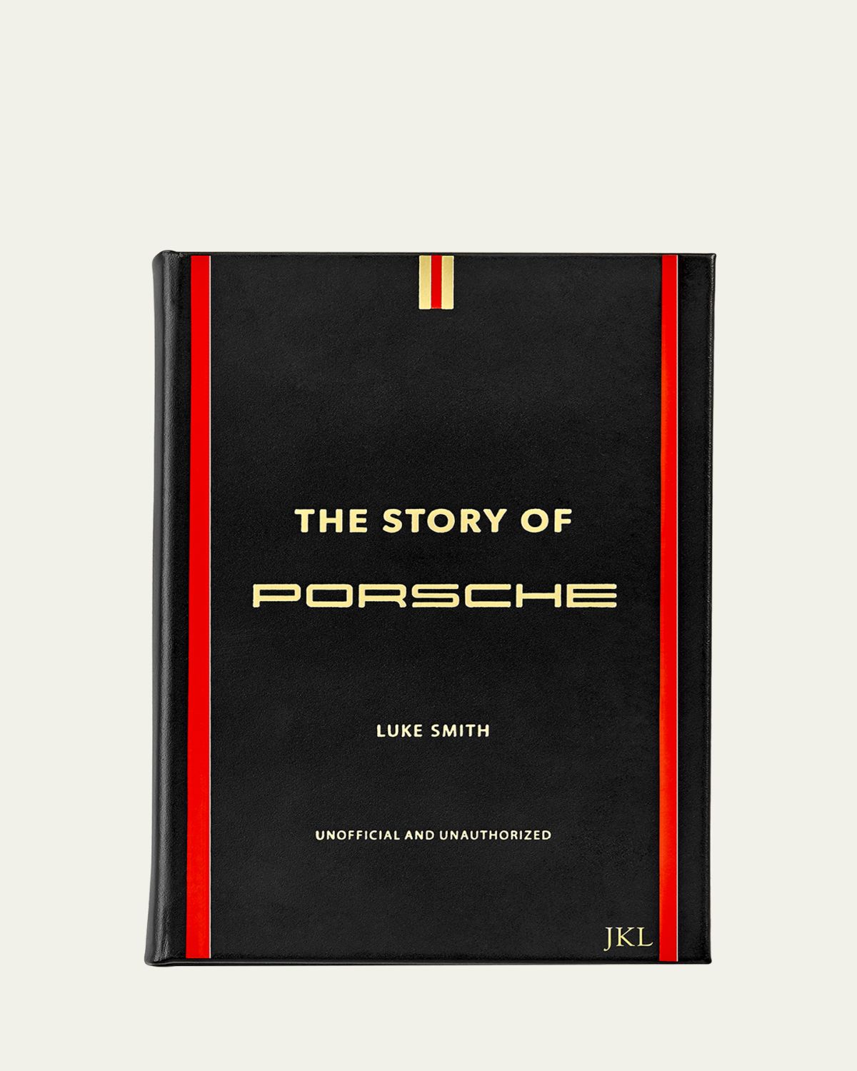 Graphic Image "The Story of Porsche" Leather Bound Book by Luke Smith