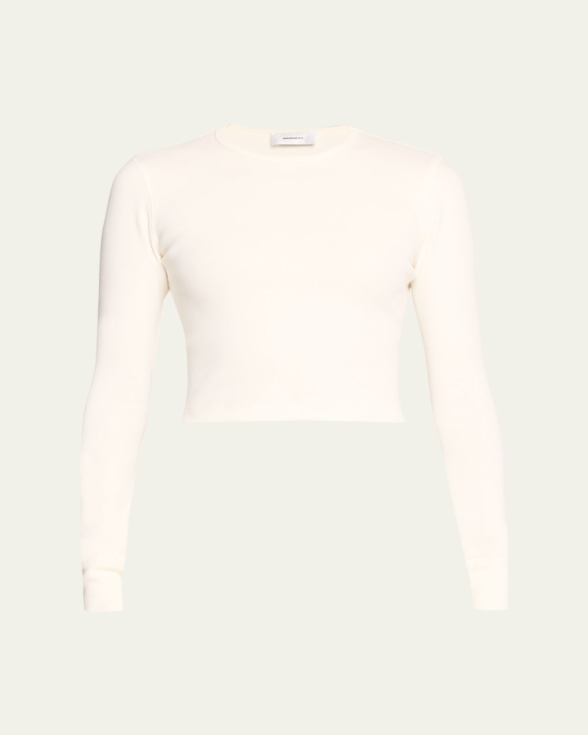 WARDROBE.NYC Crop Long Sleeve Tee