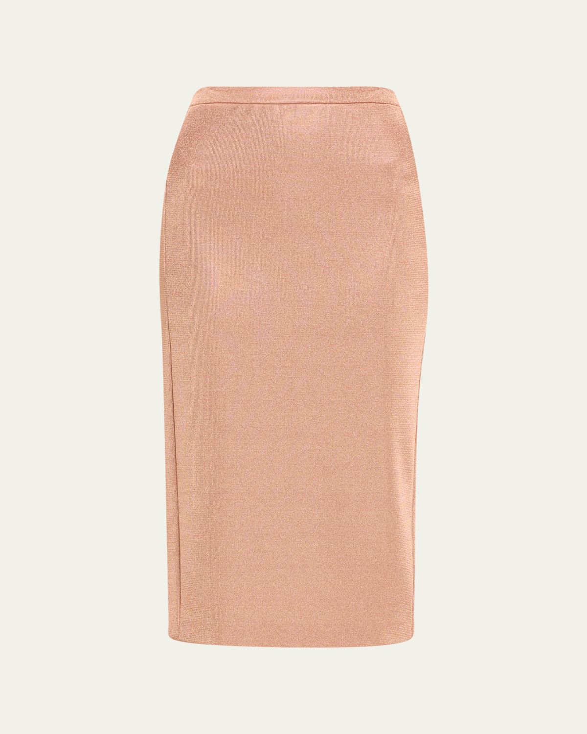 Giorgio Armani Lurex Bonded Jersey Pencil Skirt